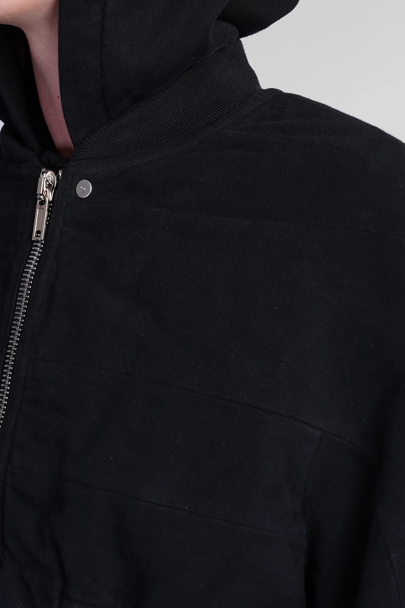 Collage bomber Bomber Jacket in black cotton - Image 5