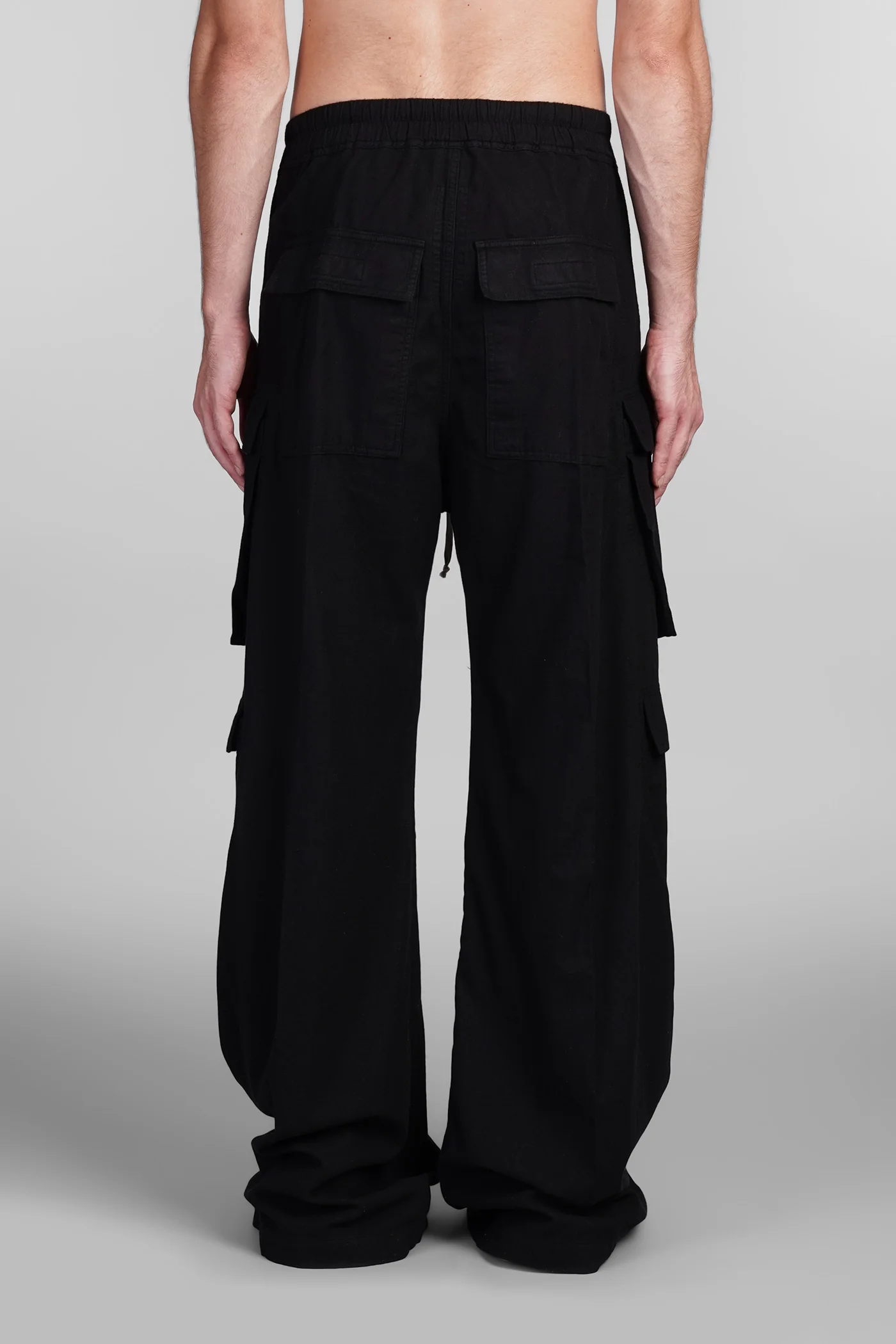 Double jumbo belas Pants in black cotton - Image 3