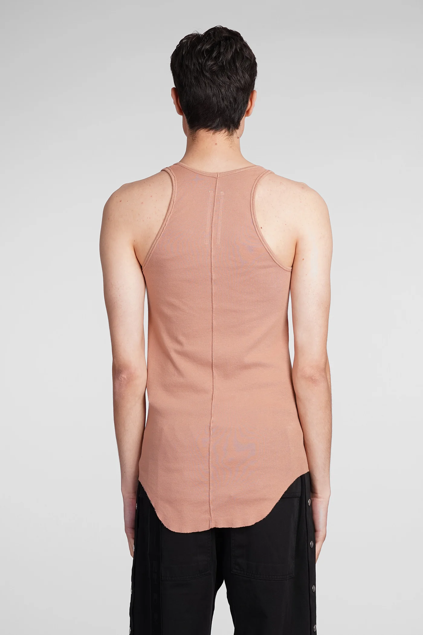 Drk tank tank Top in rose-pink cotton - Image 3