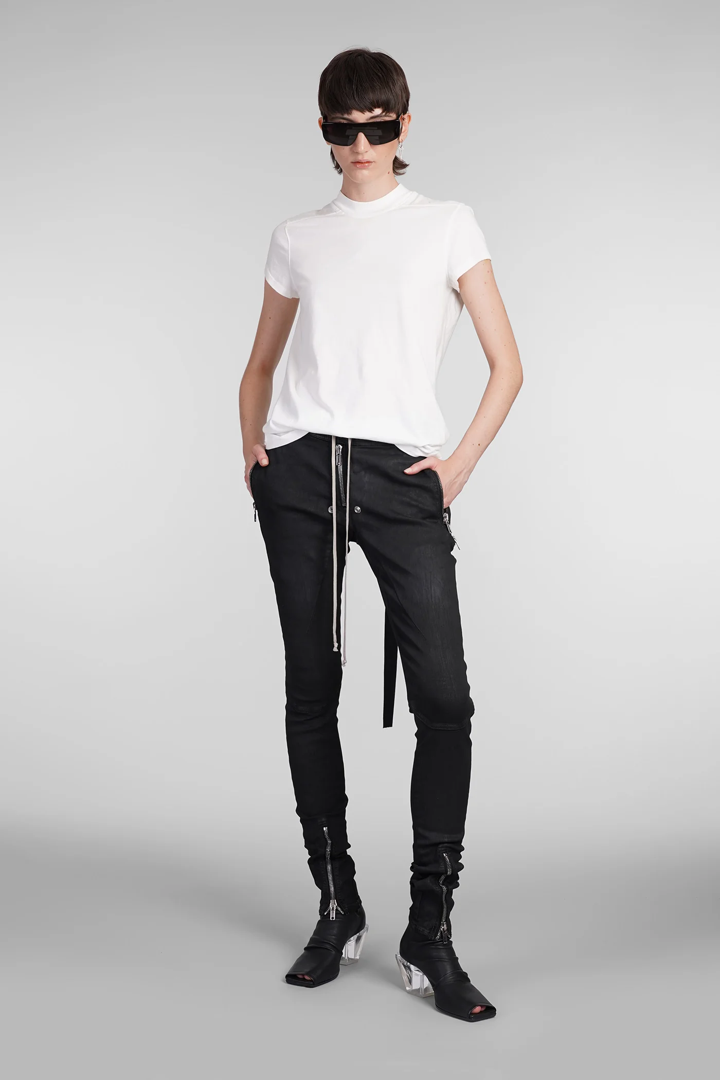 Gary legging Pants in black cotton - Image 2
