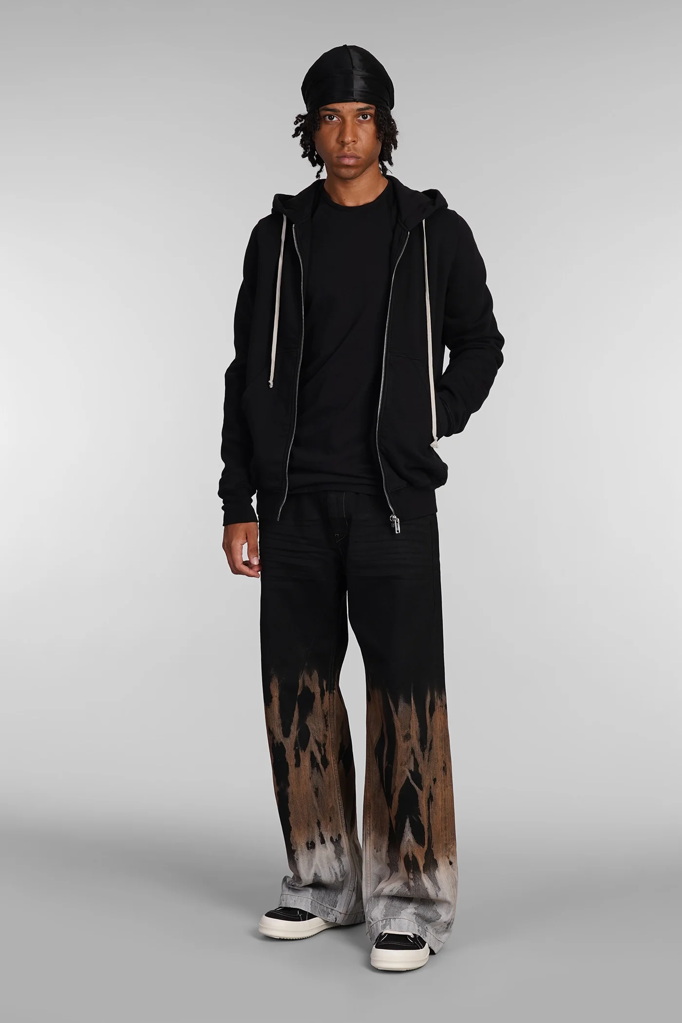 Geth jeans Jeans in black cotton - Image 2