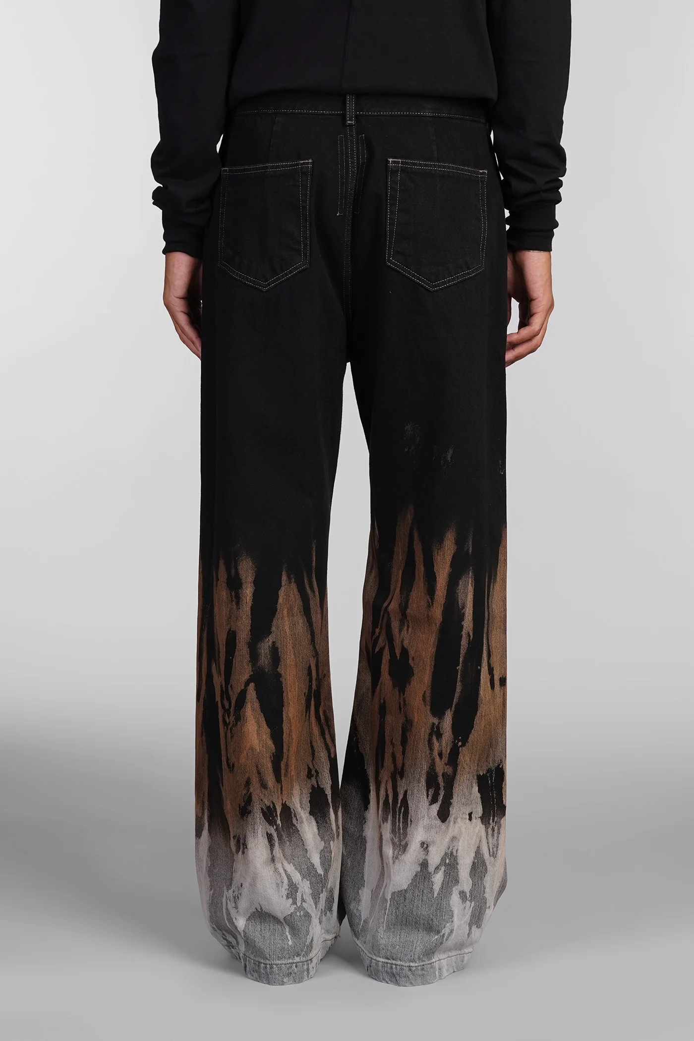 Geth jeans Jeans in black cotton - Image 3