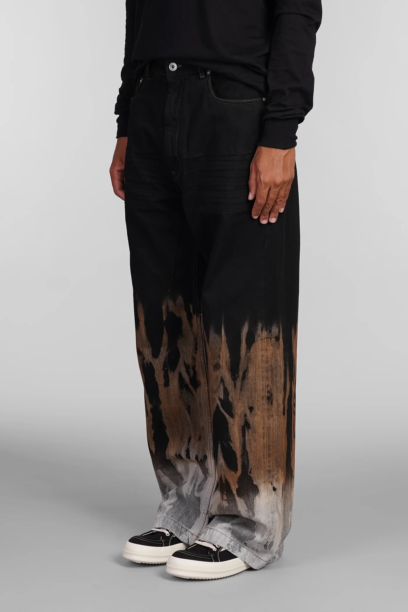 Geth jeans Jeans in black cotton - Image 4