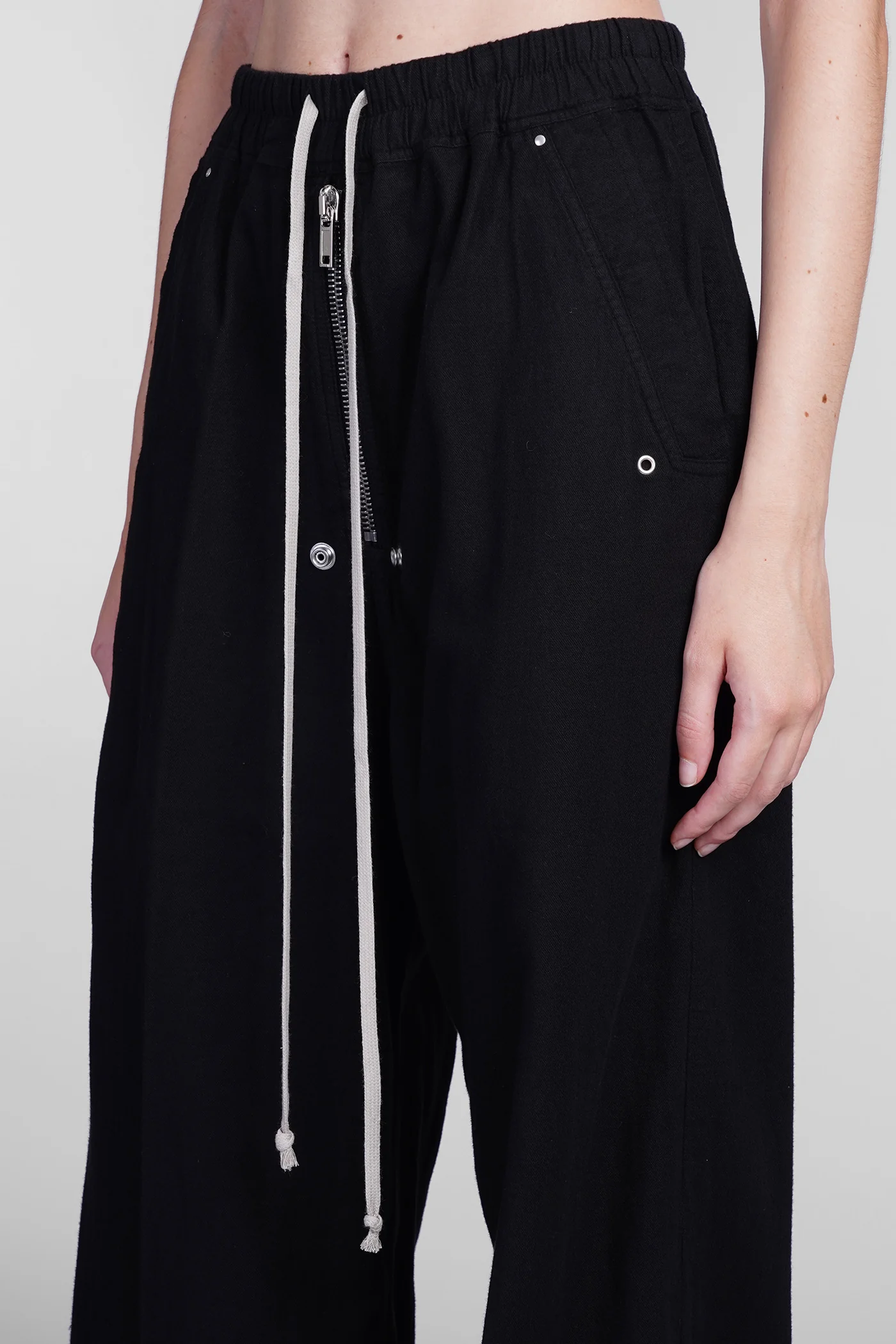 Gets belas Pants in black cotton - Image 5