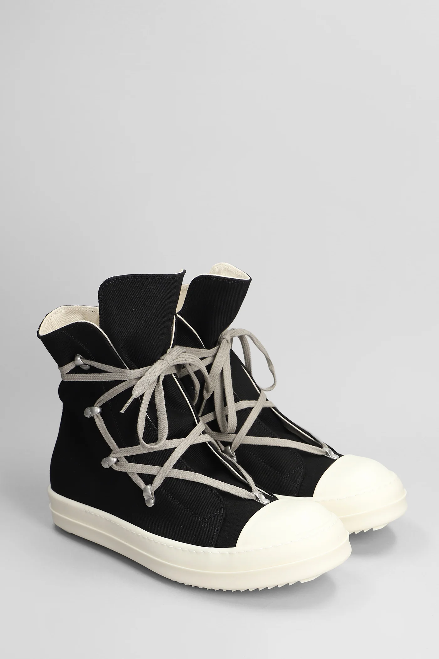 Hexa sneaks Sneakers in black cotton - Image 2