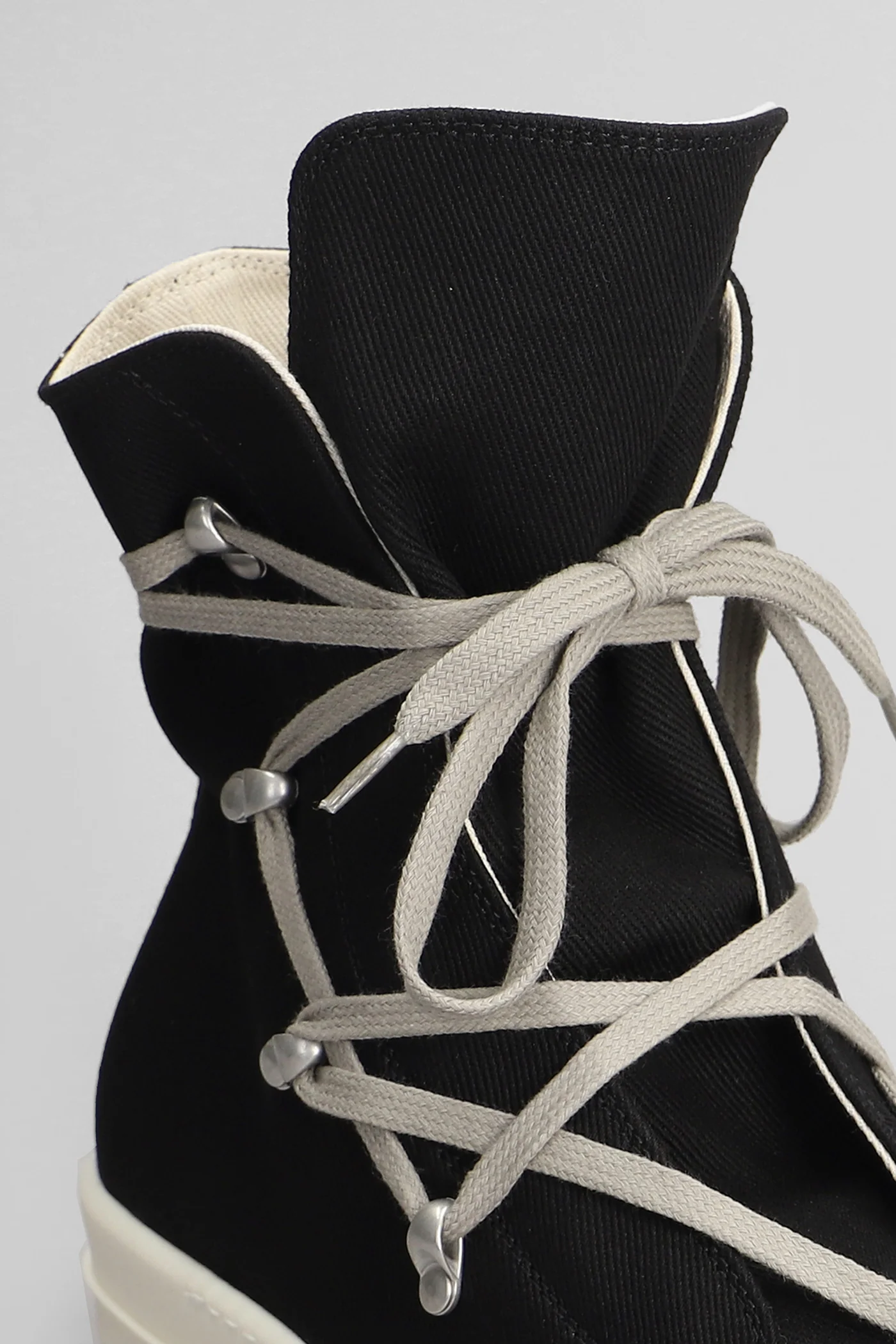 Hexa sneaks Sneakers in black cotton - Image 5