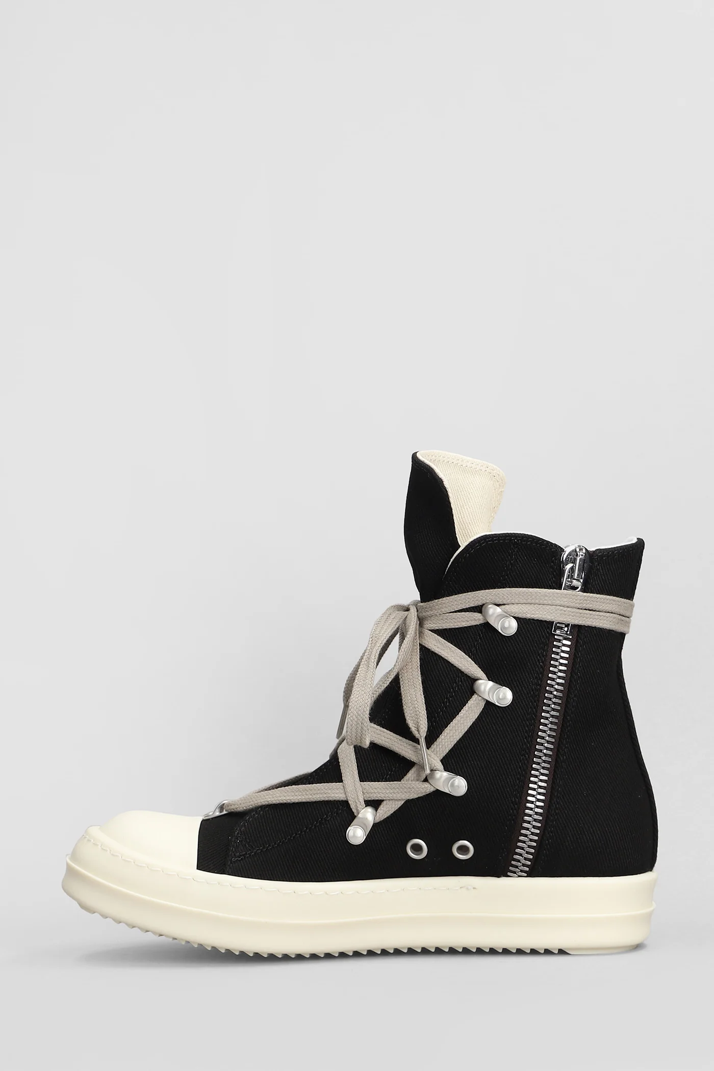 Hexa sneaks Sneakers in black cotton - Image 3