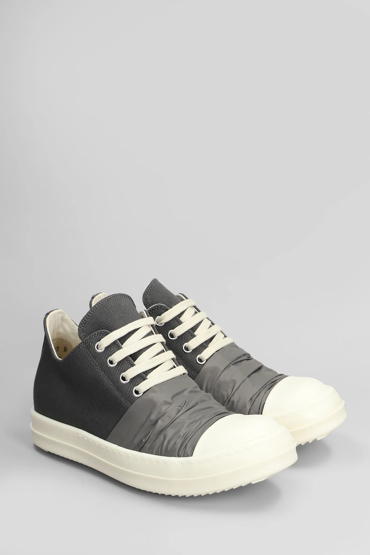 Hustler low sneaks Sneakers in grey cotton - Image 2