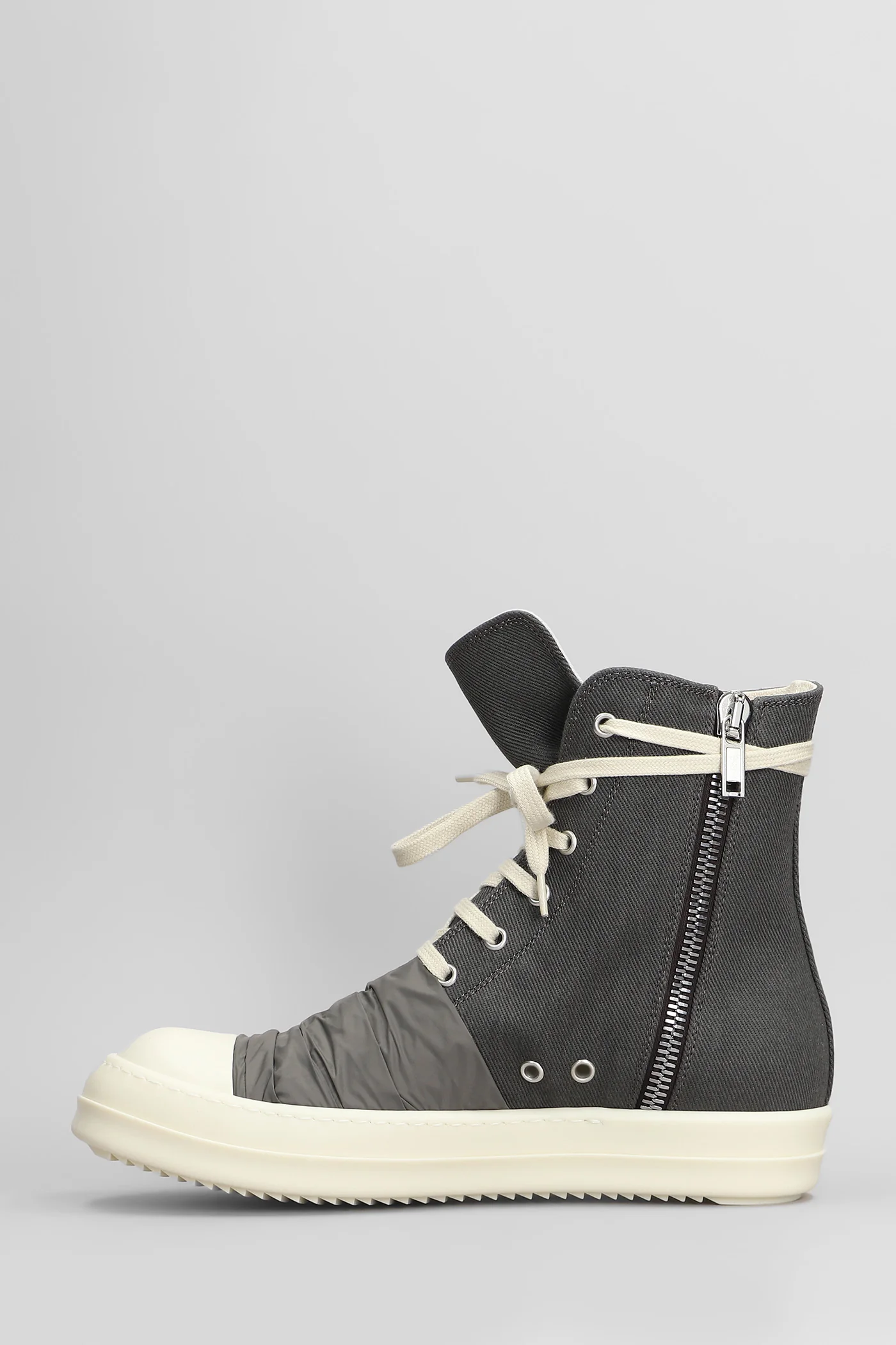 Hustler sneaks Sneakers in grey cotton - Image 3