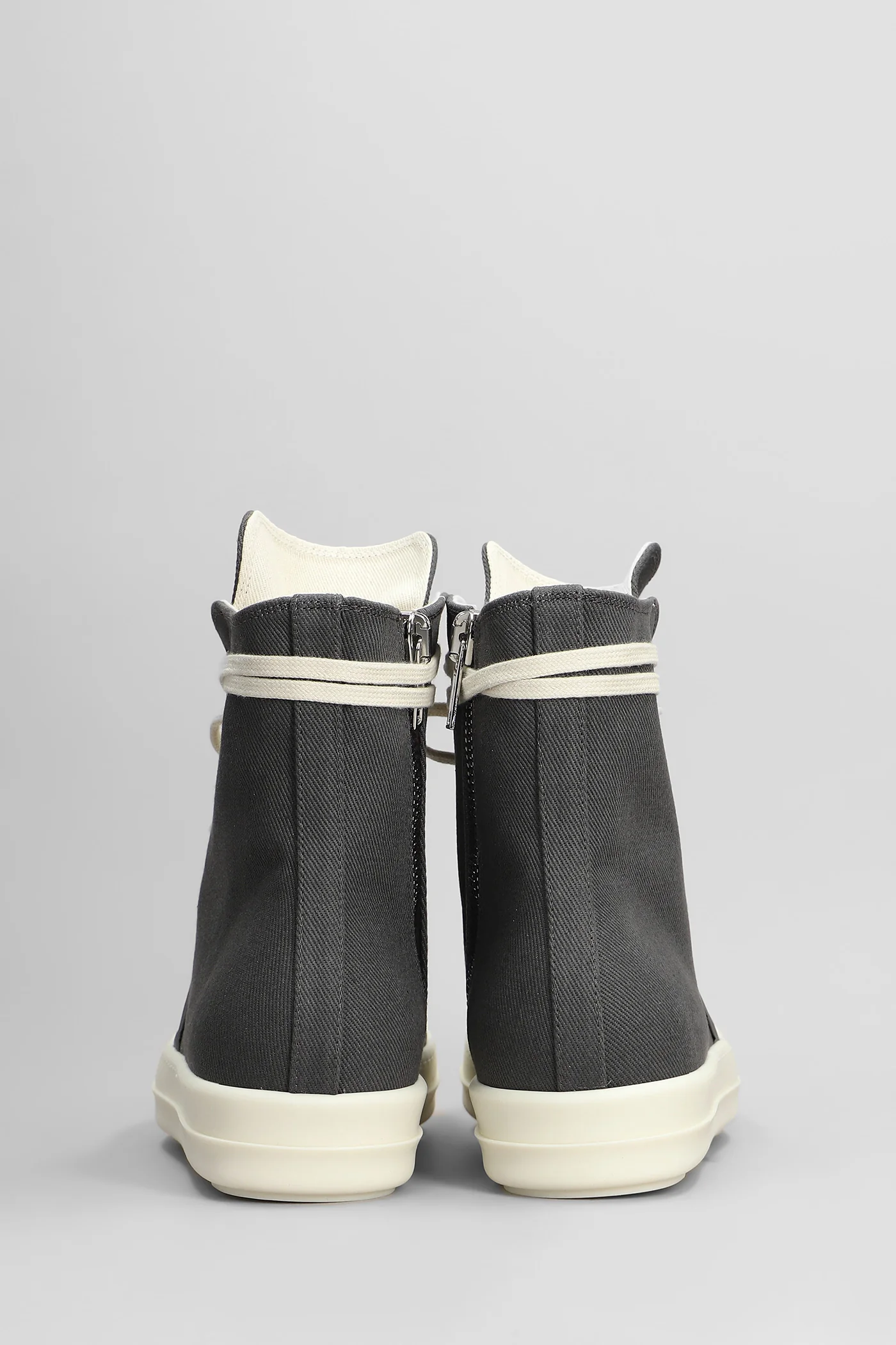 Hustler sneaks Sneakers in grey cotton - Image 4