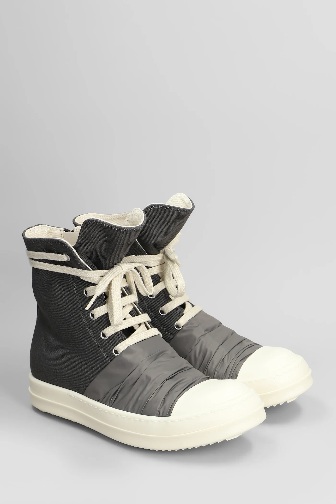 Hustler sneaks Sneakers in grey cotton - Image 2
