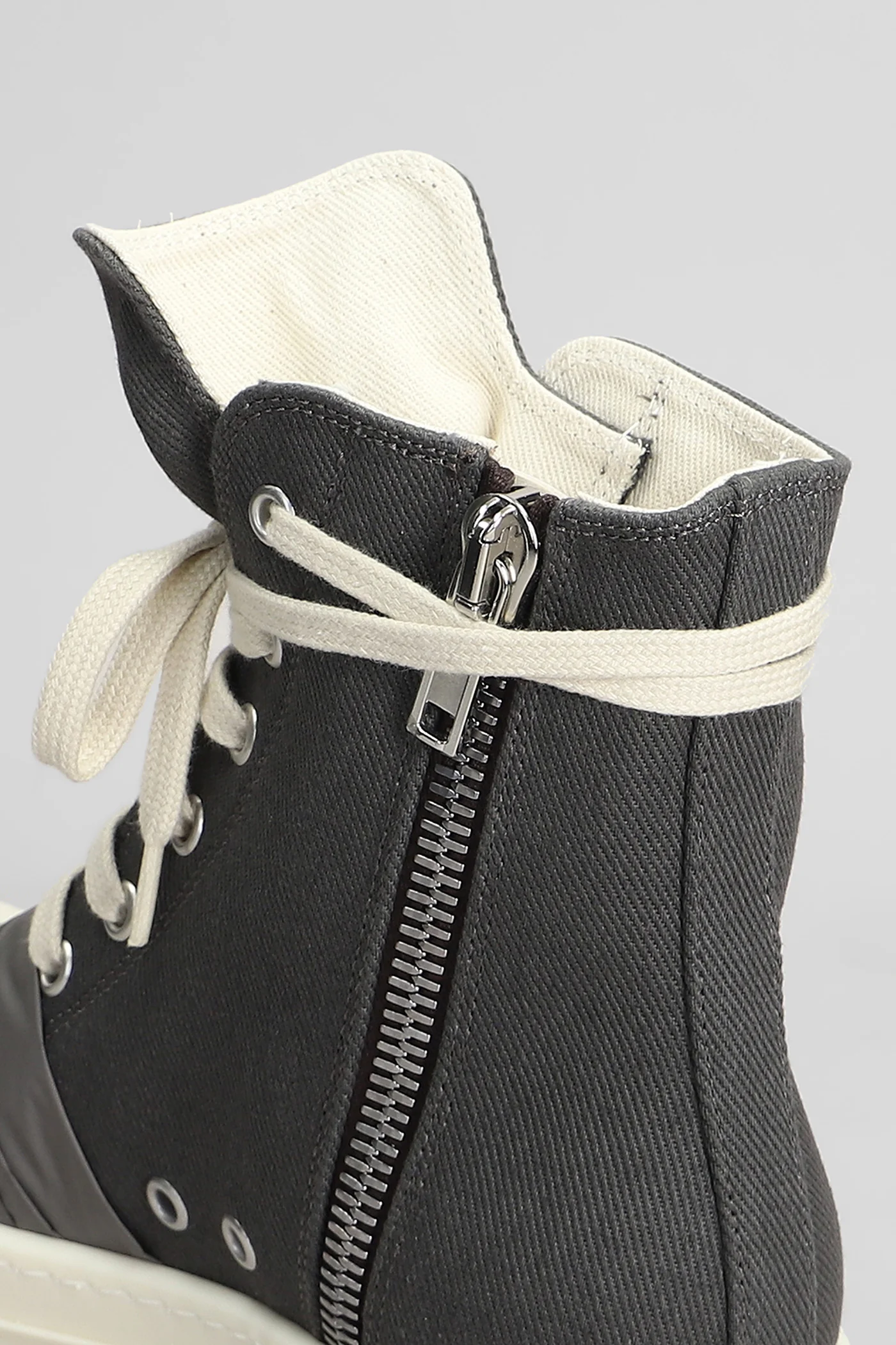 Hustler sneaks Sneakers in grey cotton - Image 5