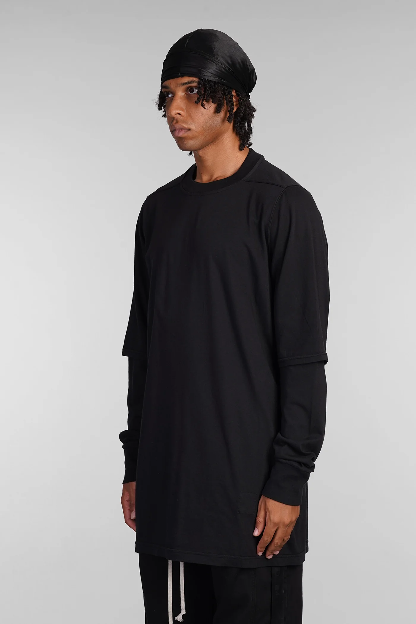 Hustler t T-Shirt in black cotton - Image 4