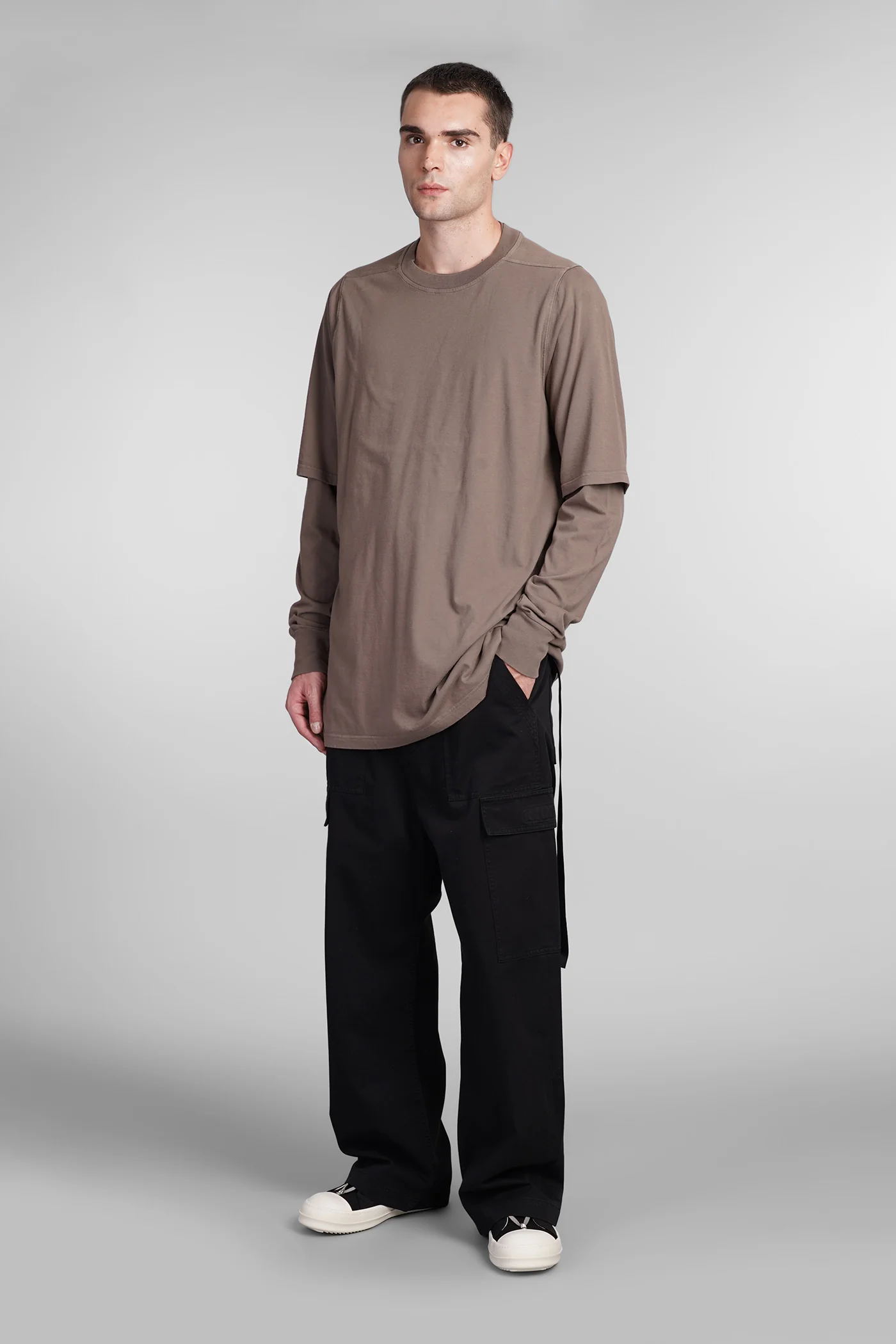 Hustler t T-Shirt in grey cotton - Image 2