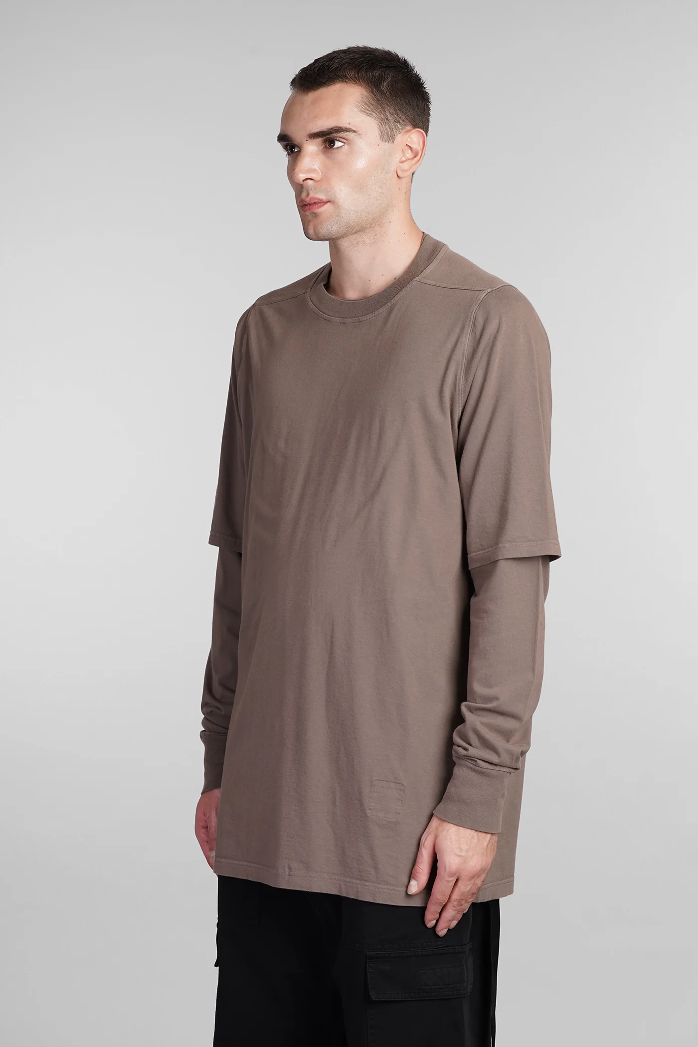 Hustler t T-Shirt in grey cotton - Image 4