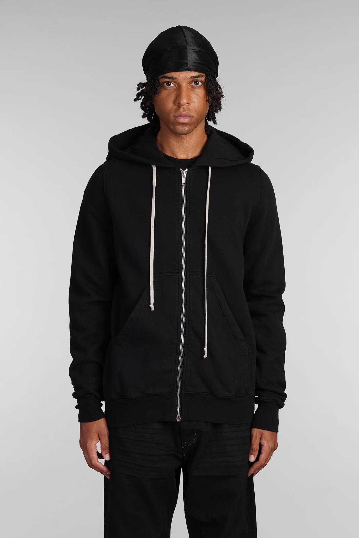 Jason s hoodie Sweatshirt in black cotton