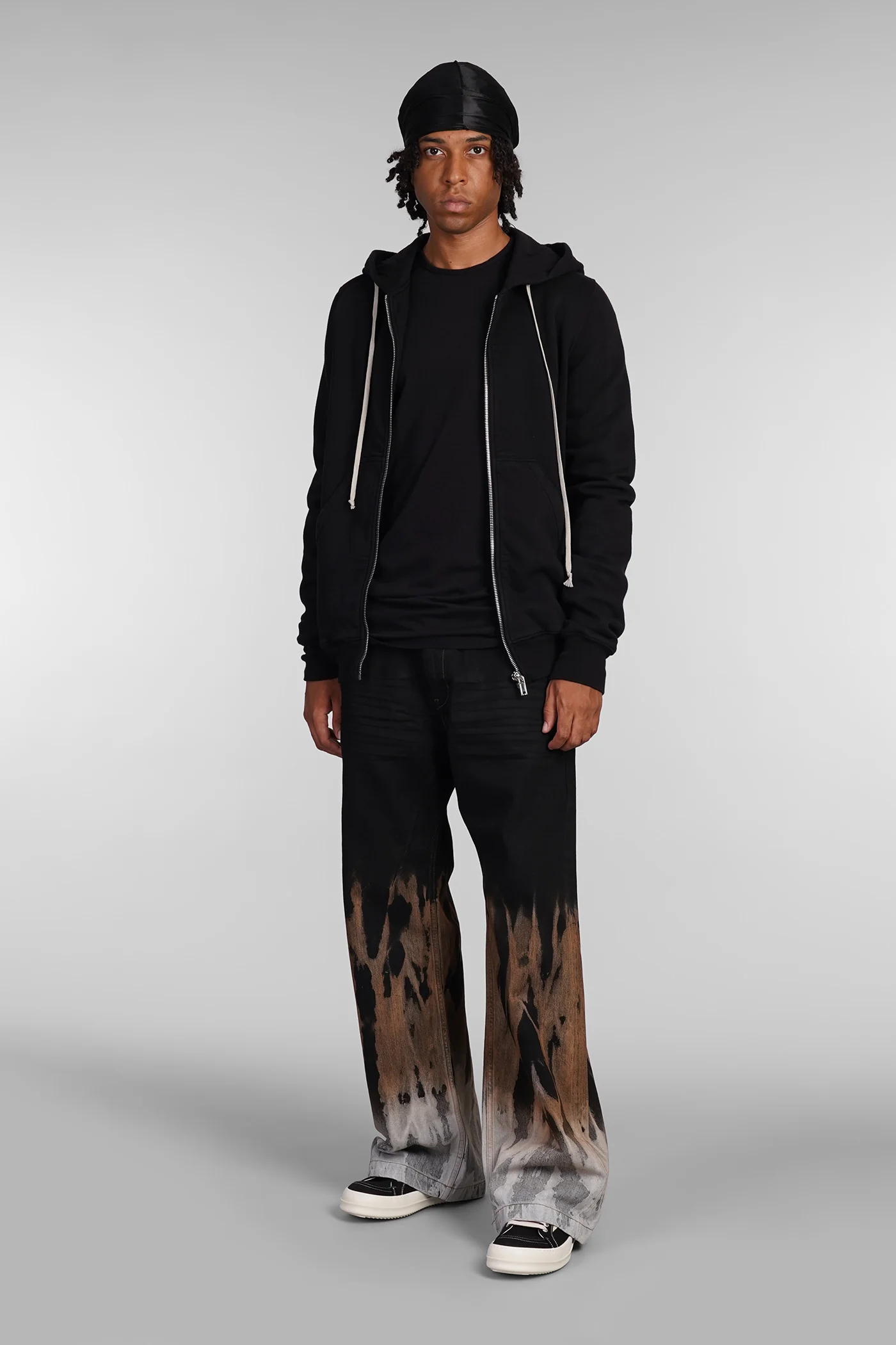 Jason s hoodie Sweatshirt in black cotton - Image 2