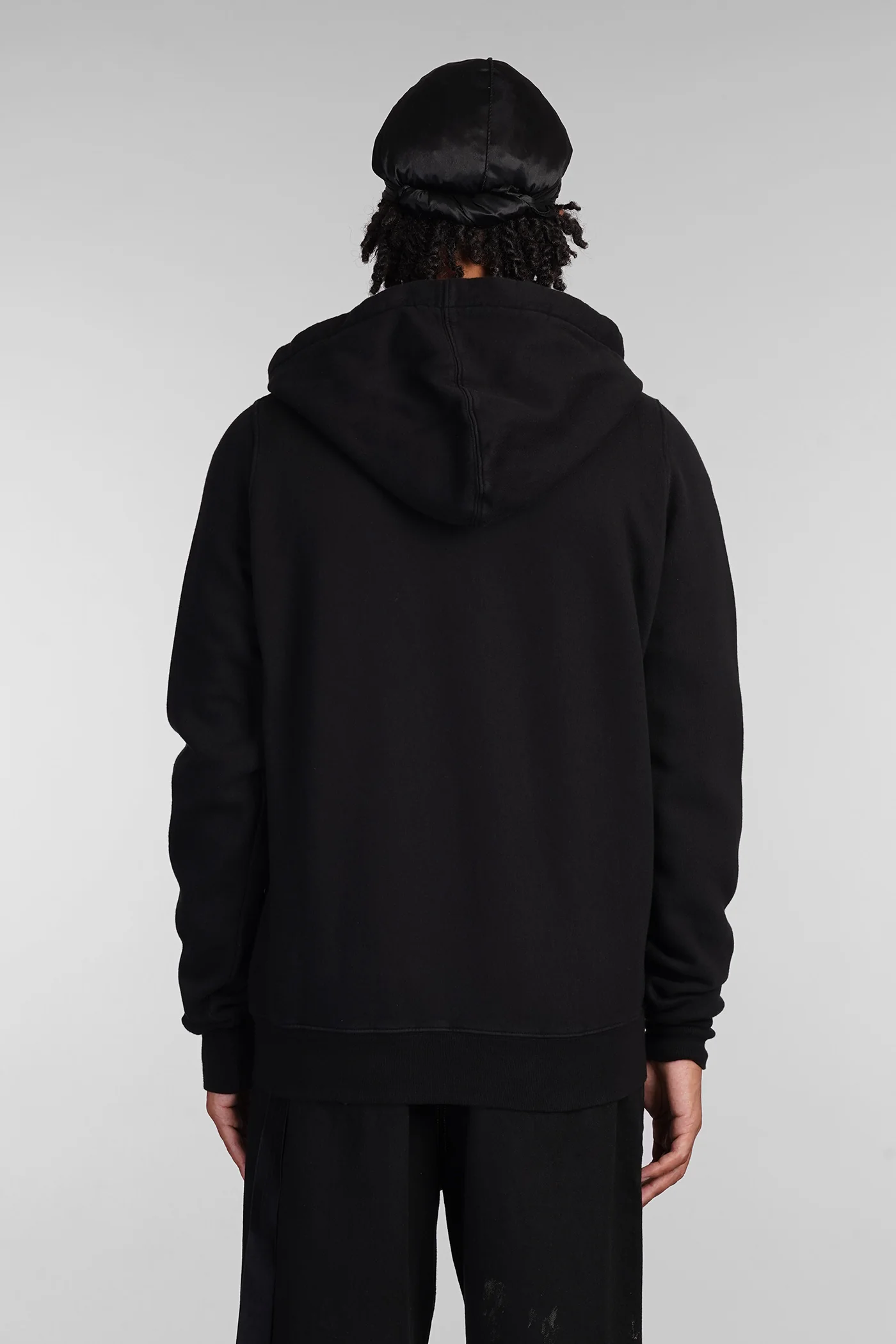 Jason s hoodie Sweatshirt in black cotton - Image 3