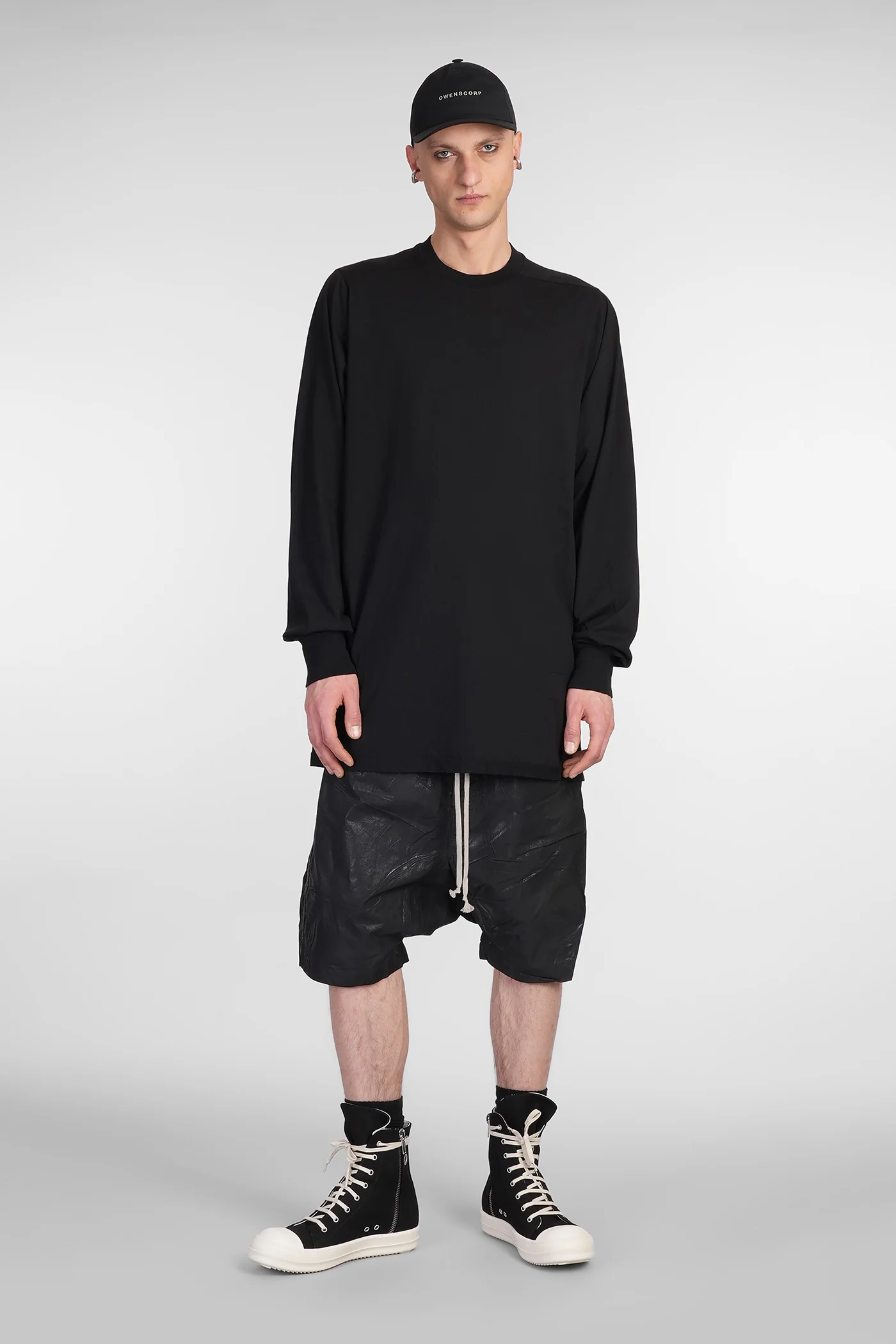 Jumbo ls t T-Shirt in black cotton - Image 2