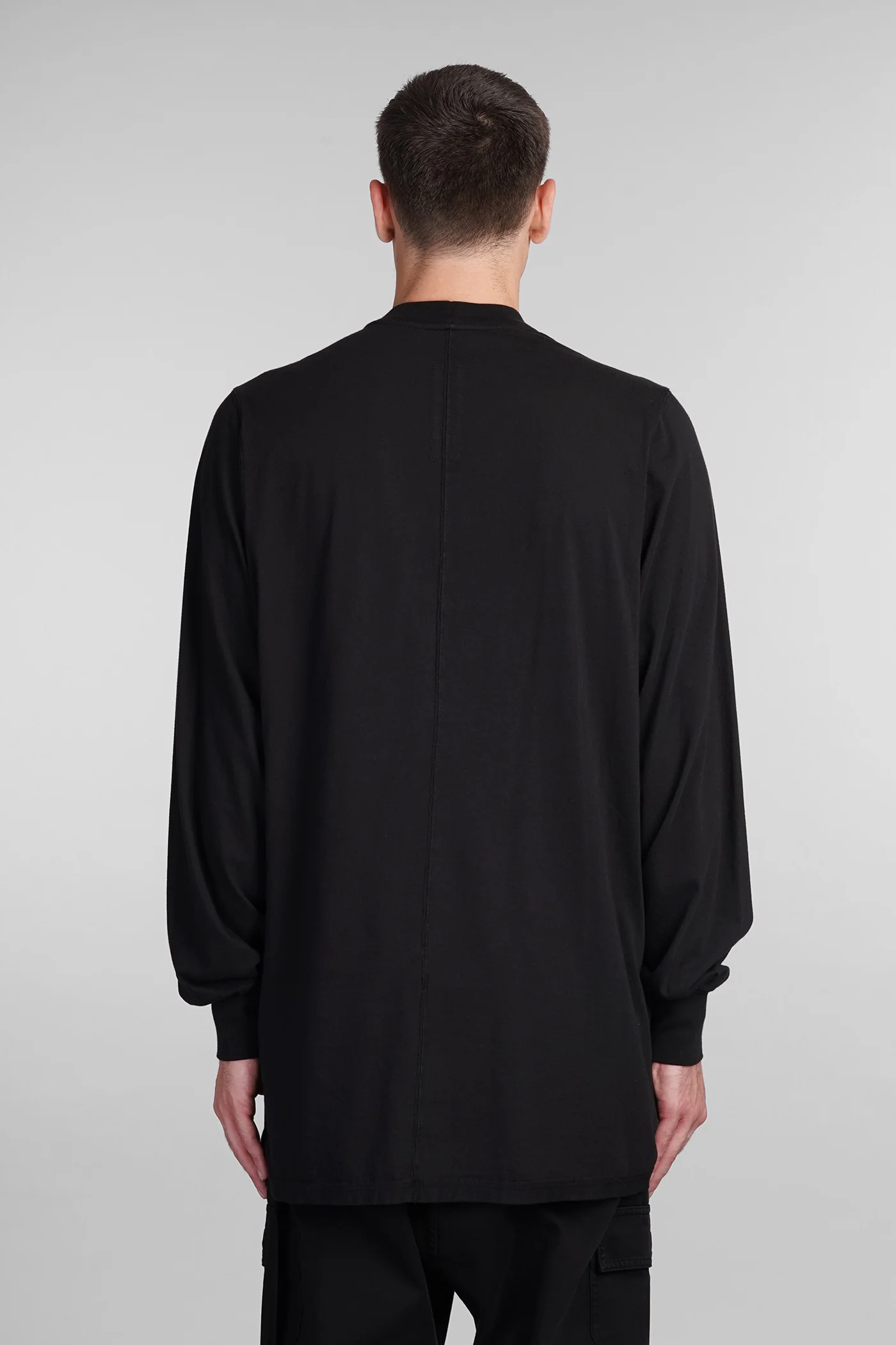 Jumbo ls t T-Shirt in black cotton - Image 3