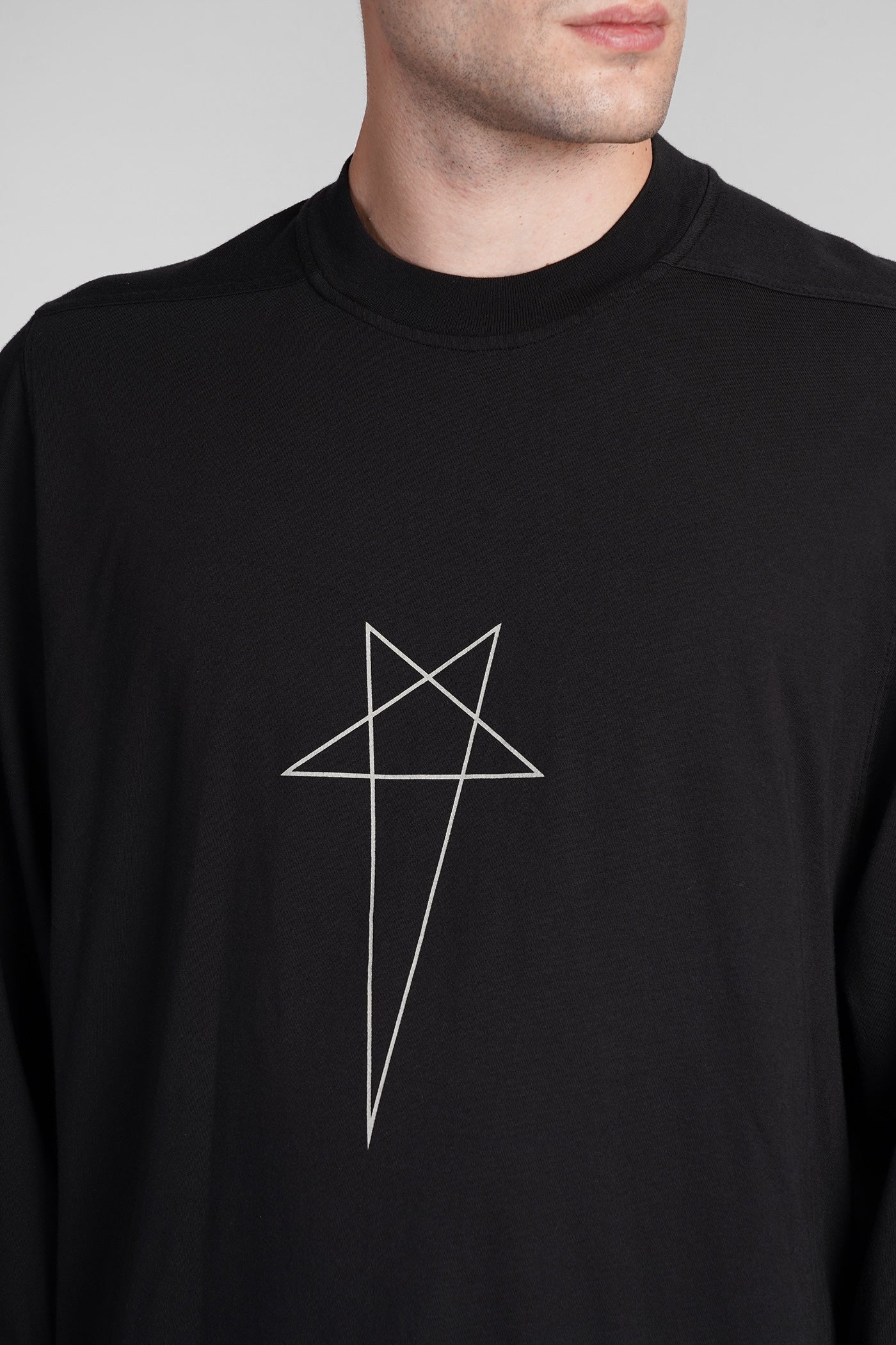 Jumbo ls t T-Shirt in black cotton - Image 5