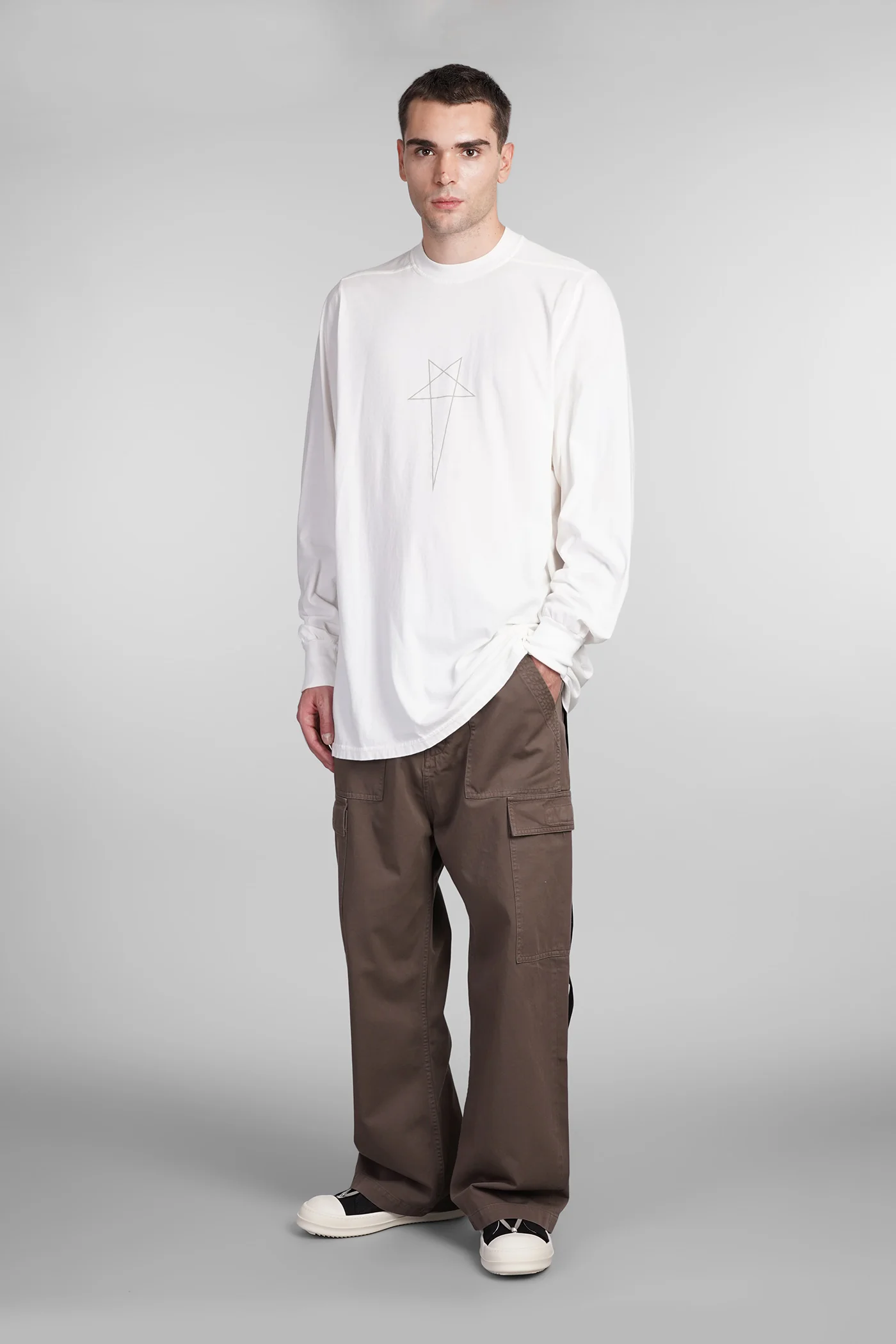 Jumbo ls t T-Shirt in white cotton - Image 2
