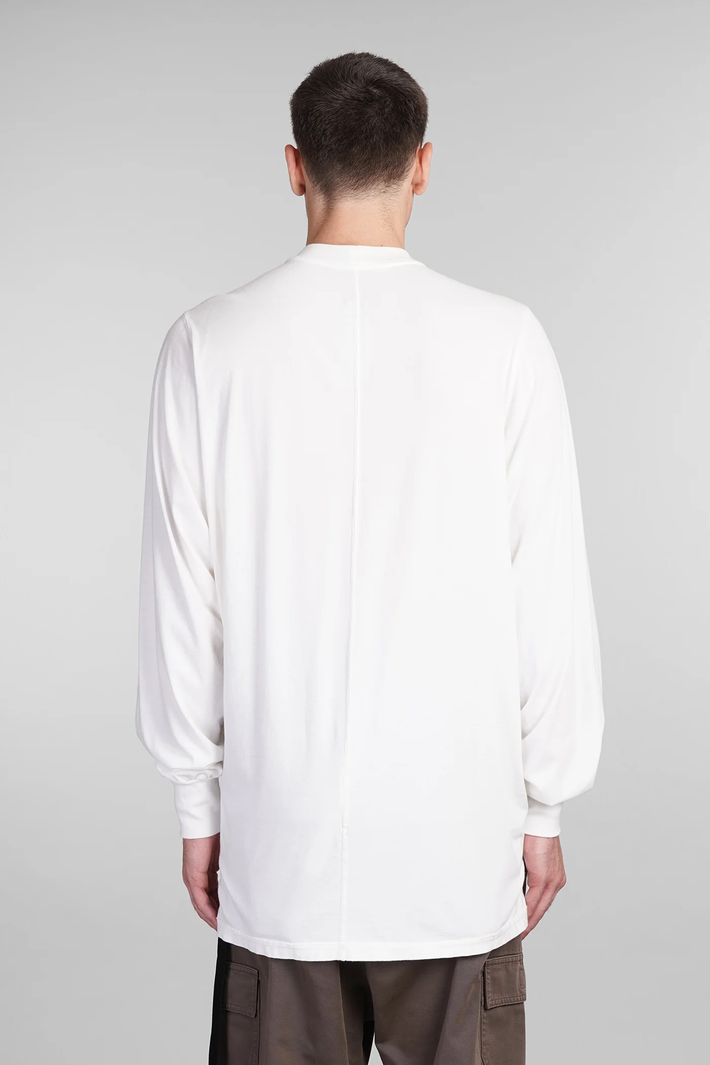 Jumbo ls t T-Shirt in white cotton - Image 3