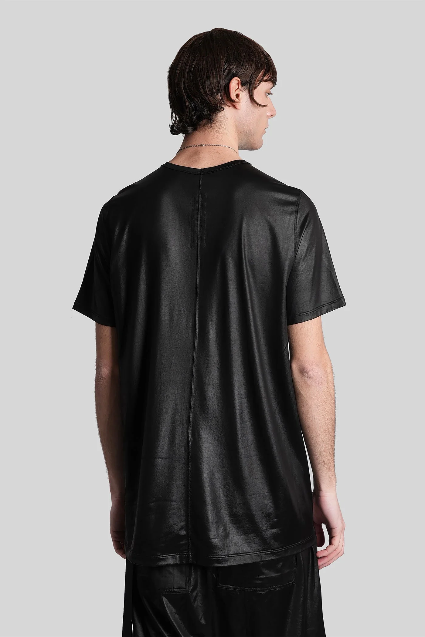 Level t T-Shirt in black acetate - Image 3