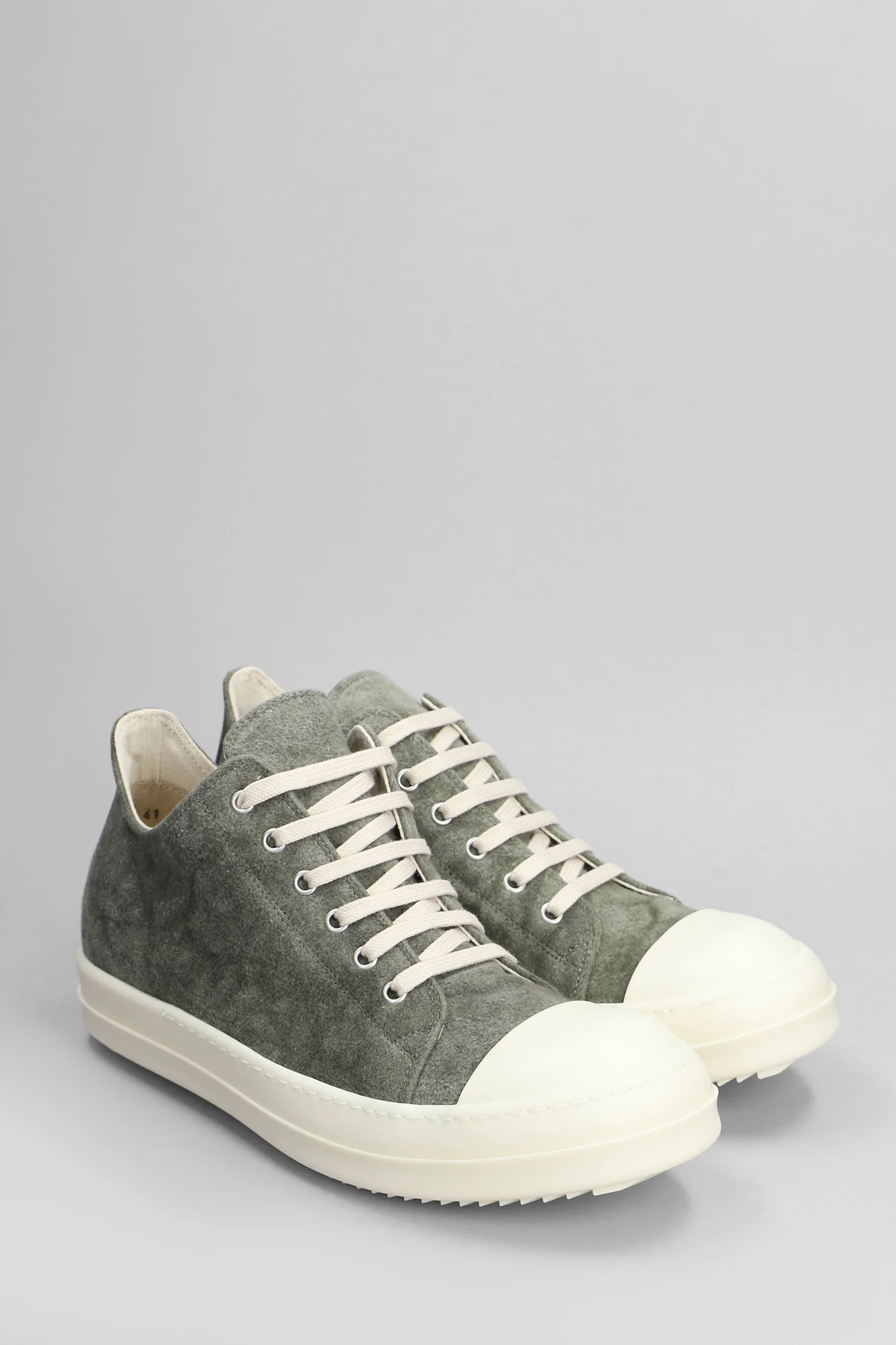 Low sneaks Sneakers in grey cotton - Image 2