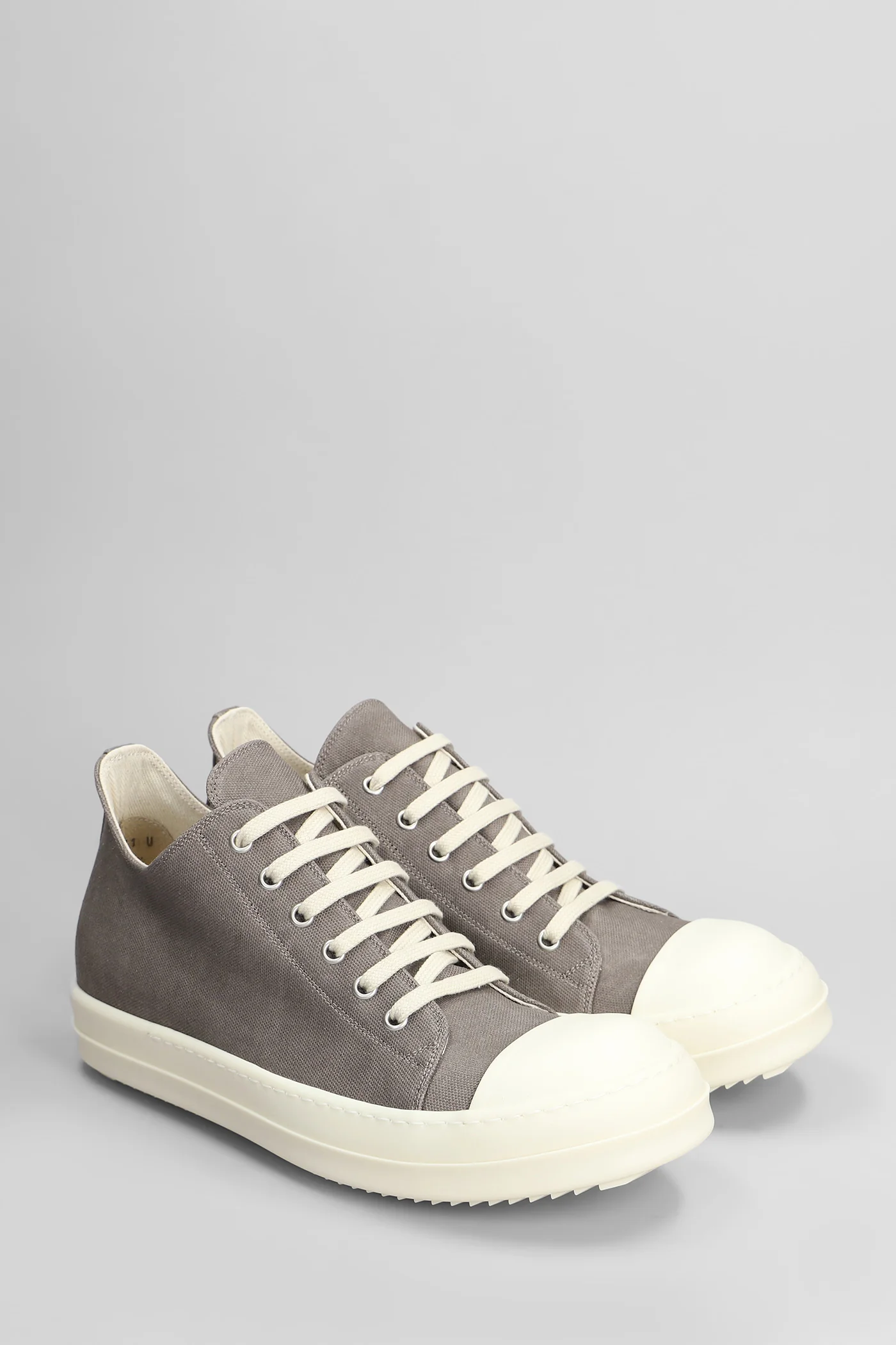 Low sneaks Sneakers in grey cotton - Image 2