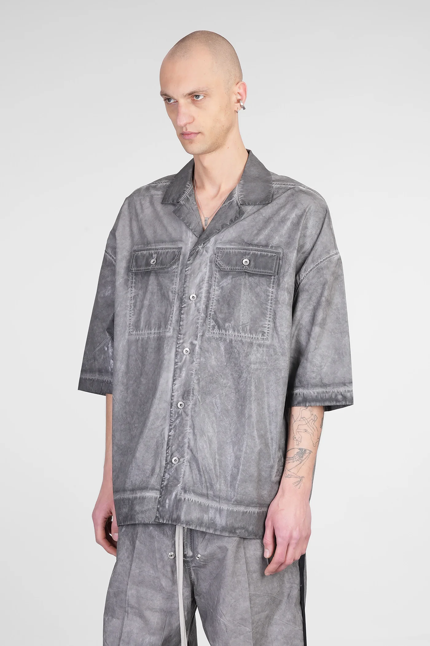 Magnum tommy shirt Shirt in grey cotton - Image 4