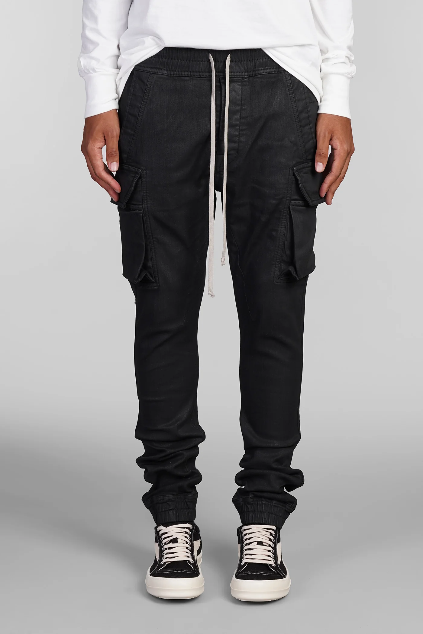 Mastodon cut Pants in black cotton