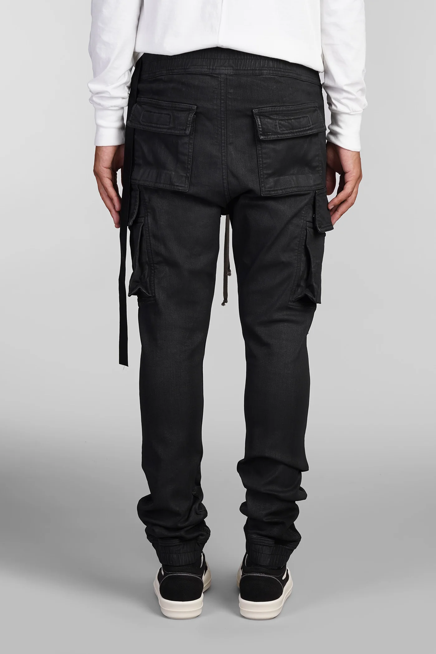 Mastodon cut Pants in black cotton - Image 3