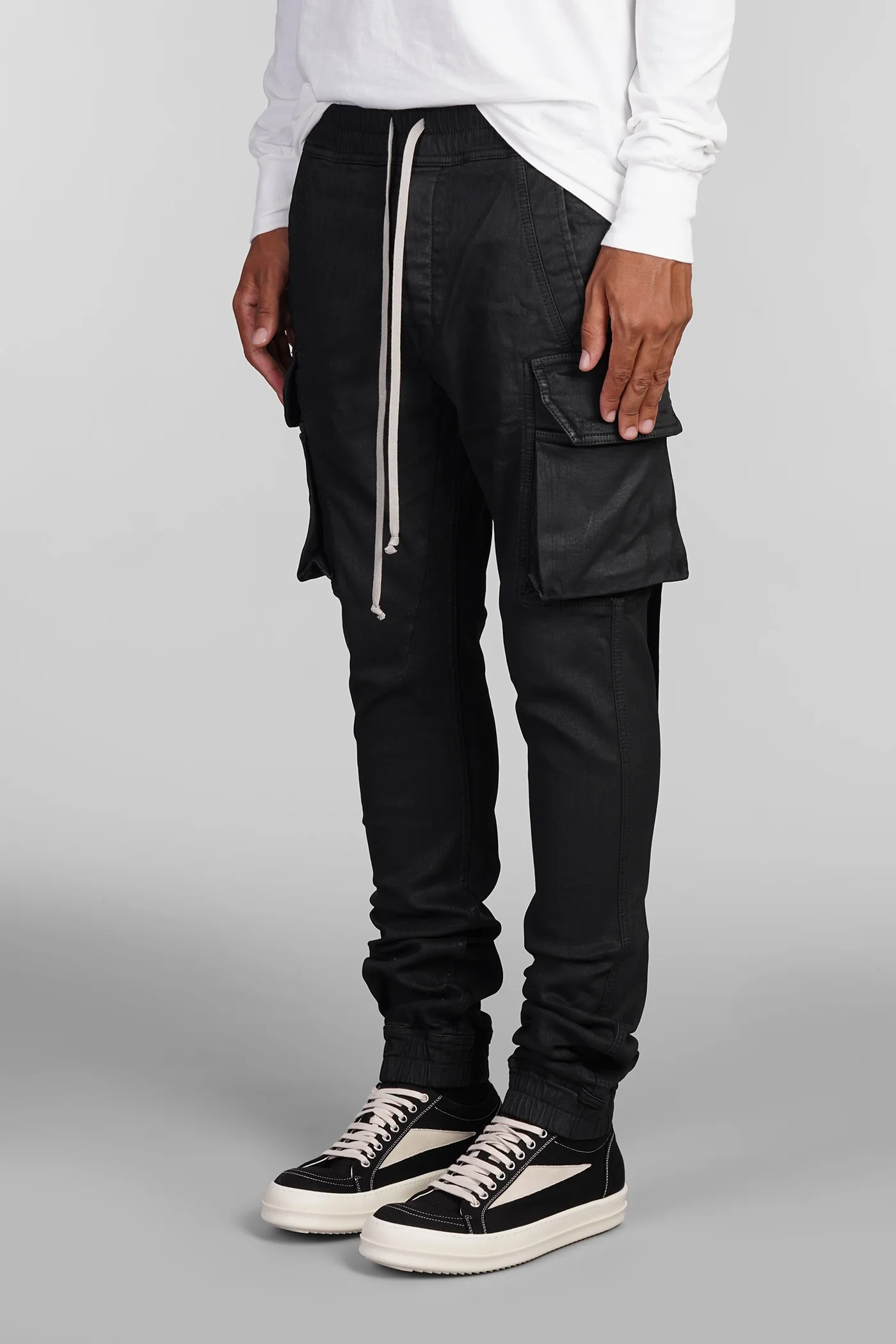 Mastodon cut Pants in black cotton - Image 4
