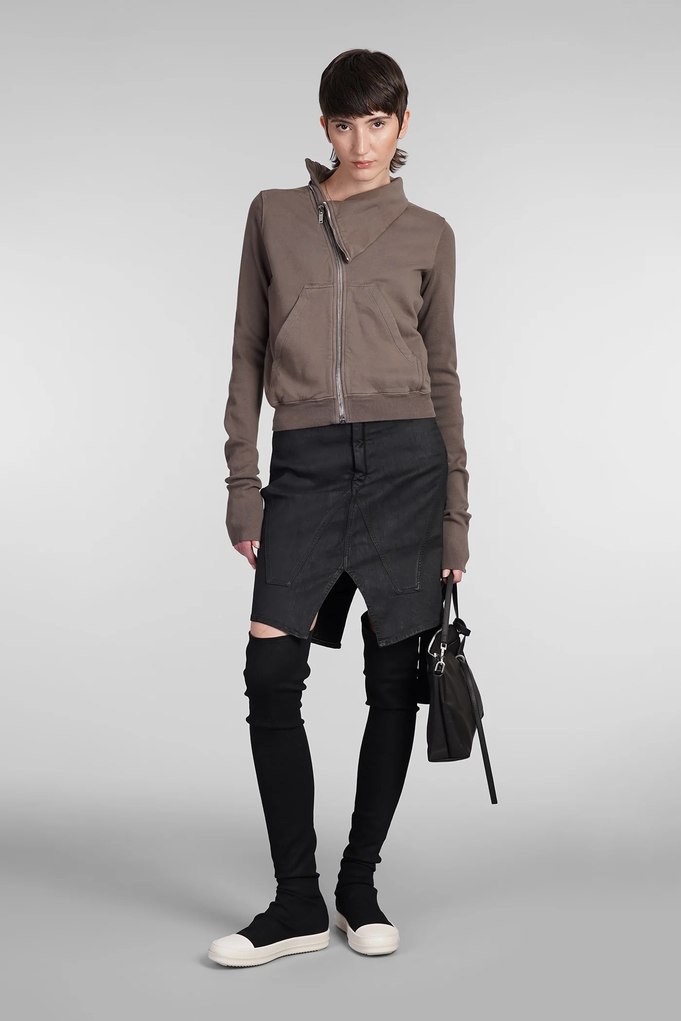 Mountain sweat Sweatshirt in grey cotton - Image 2