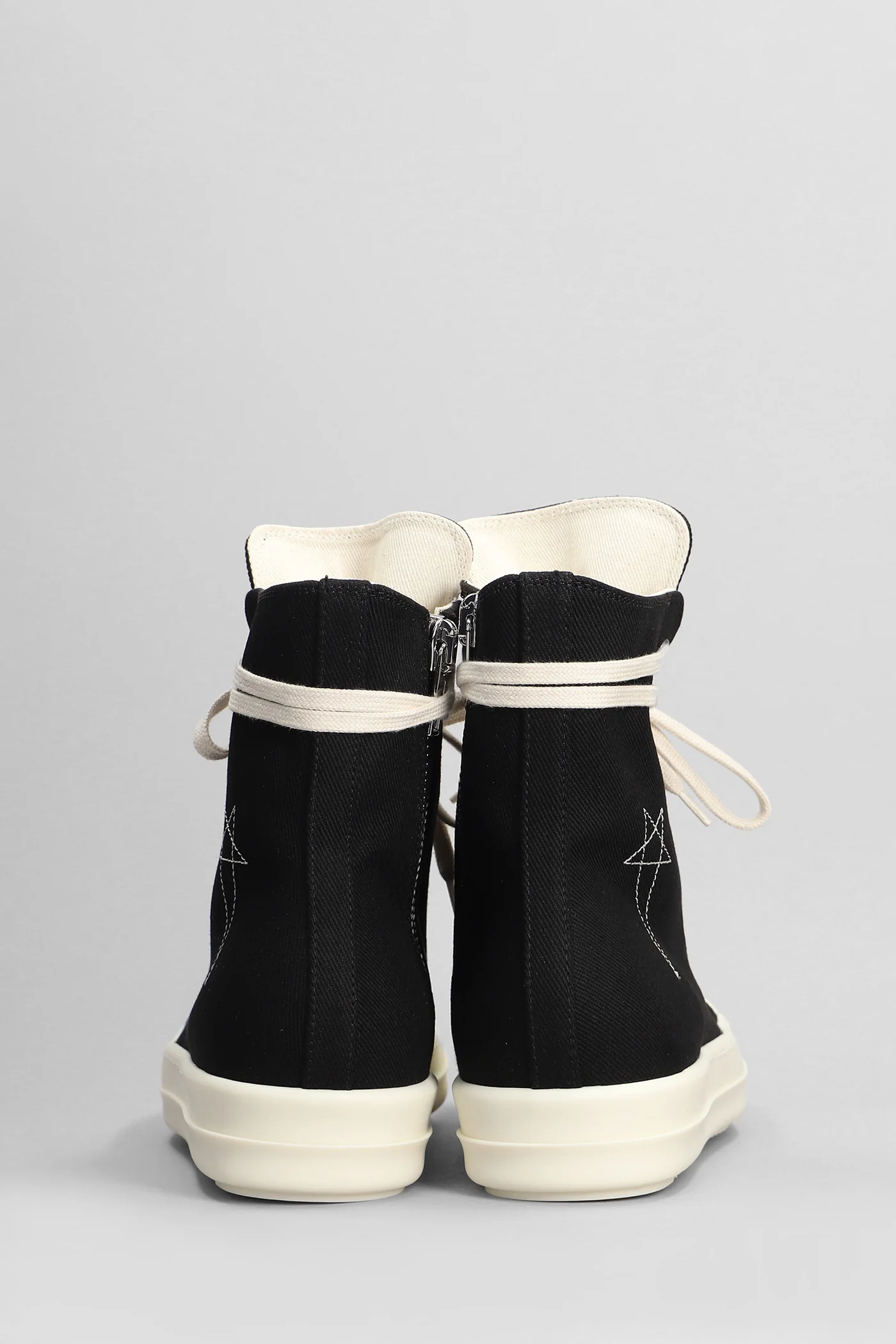 Sneaks Sneakers in black cotton - Image 4