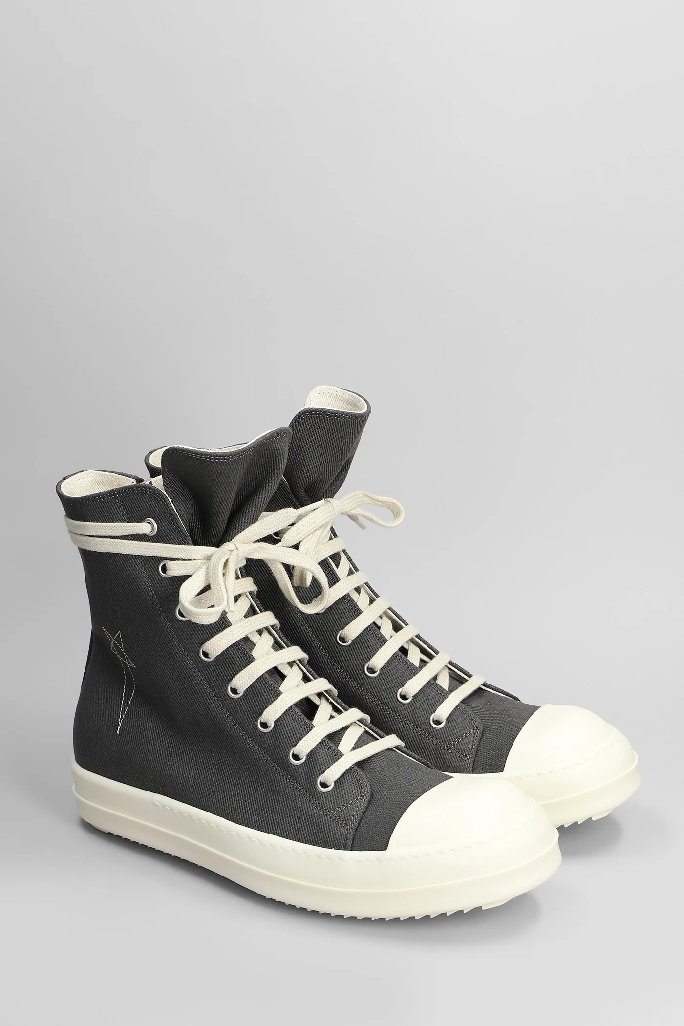 Sneaks Sneakers in grey cotton - Image 2