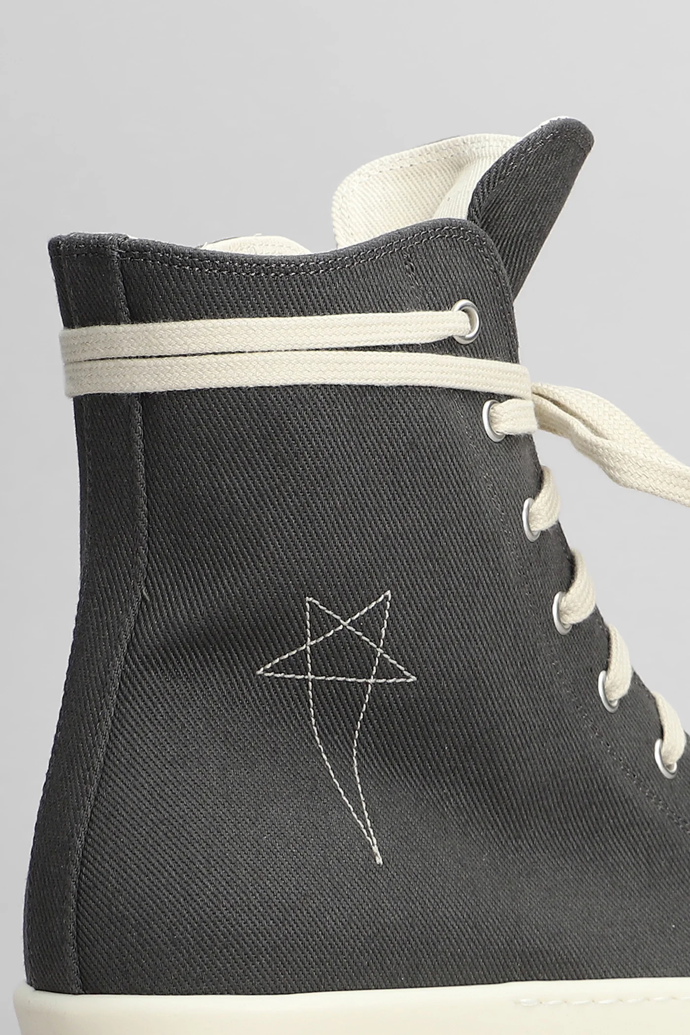 Sneaks Sneakers in grey cotton - Image 5