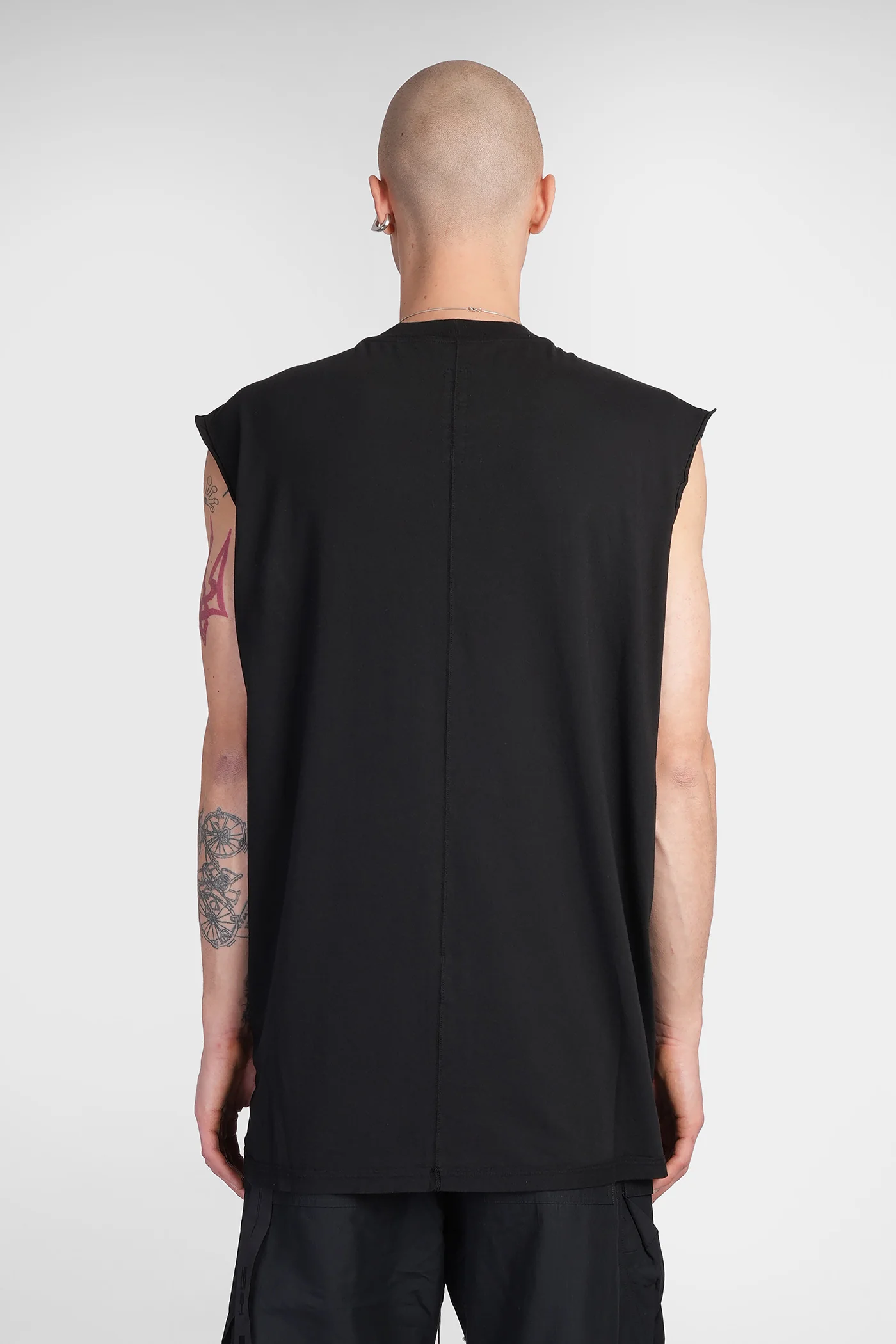 Tarp t tank Top in black cotton - Image 3