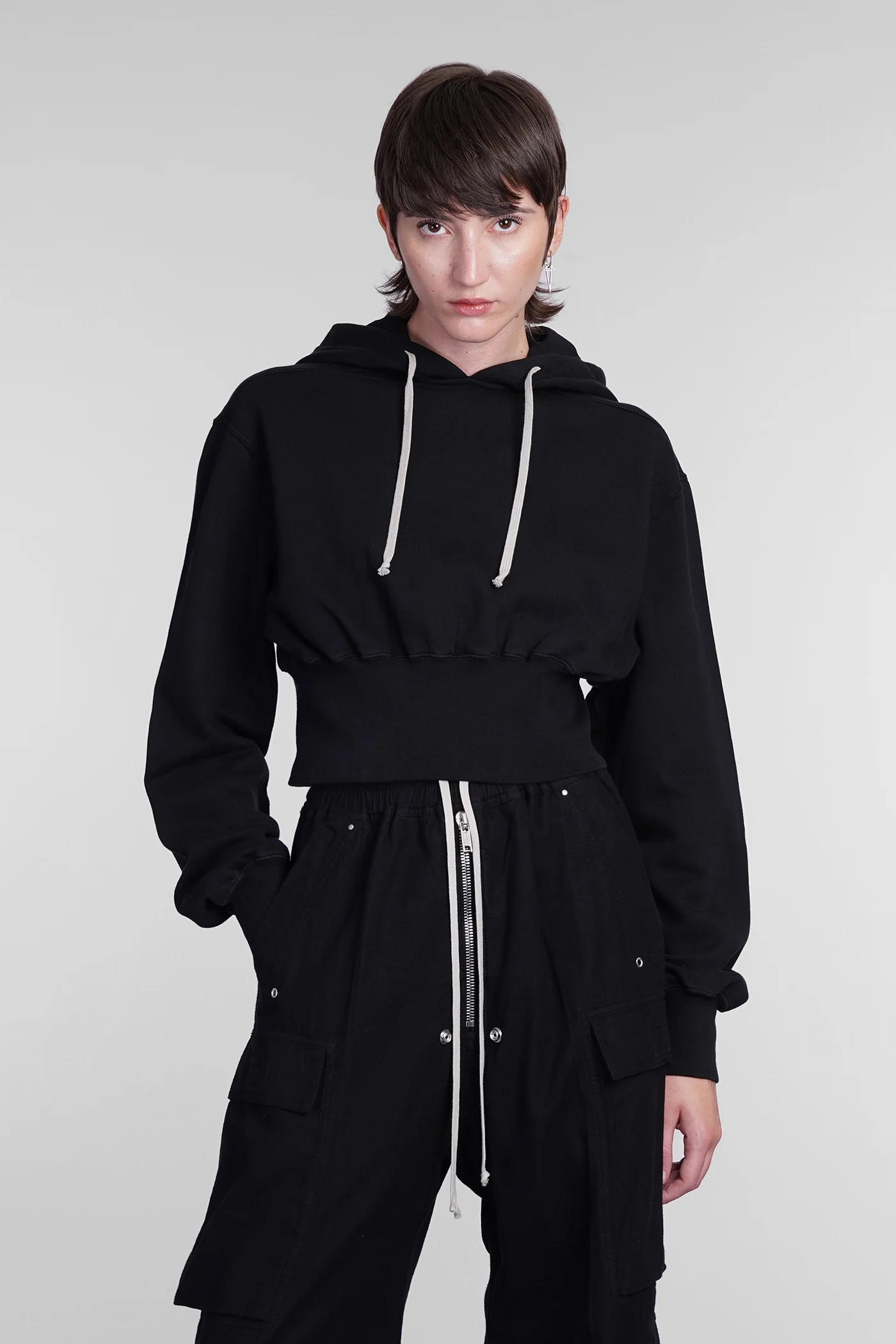Tatlin hoodie Sweatshirt in black cotton