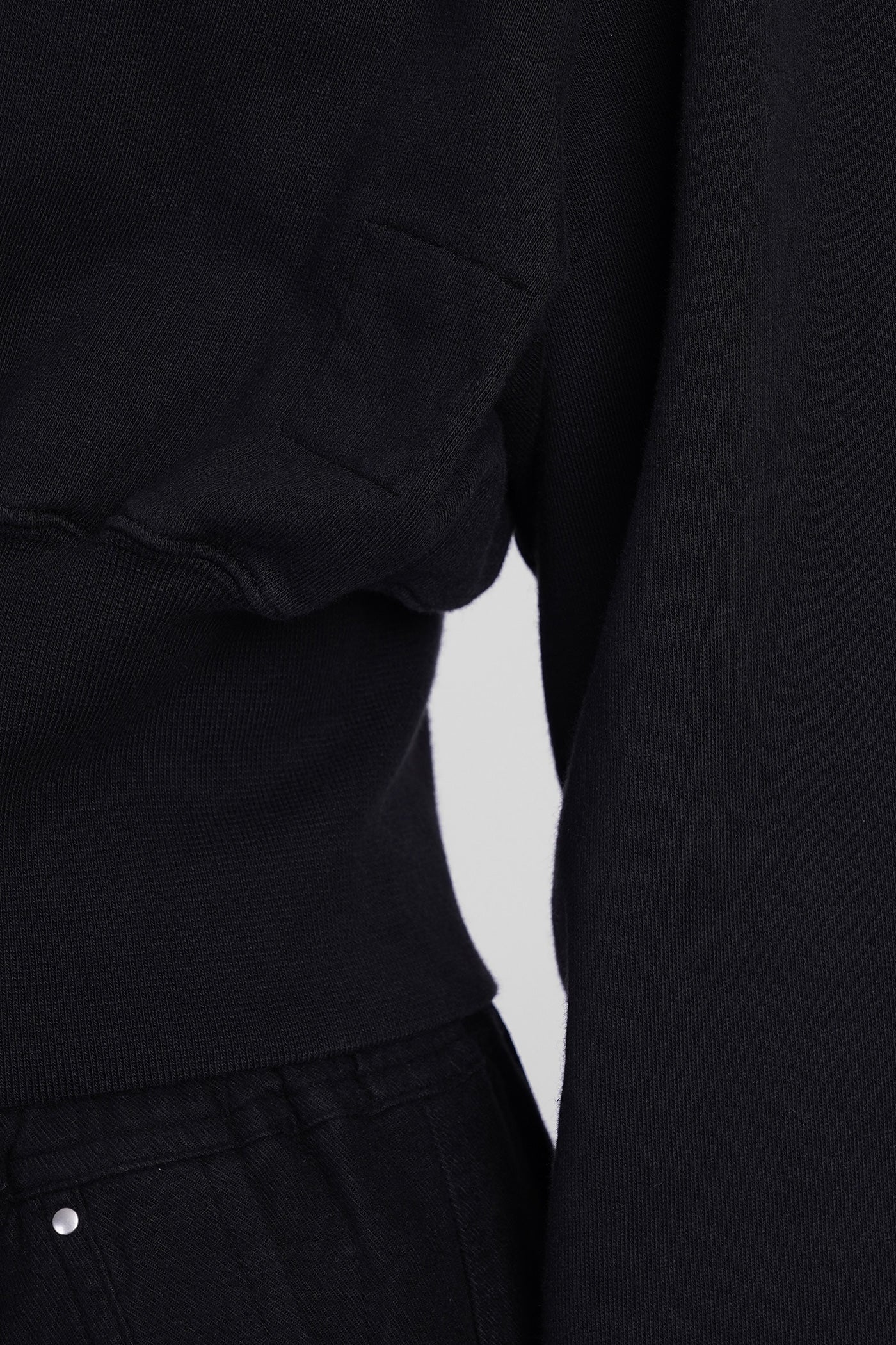 Tatlin hoodie Sweatshirt in black cotton - Image 5