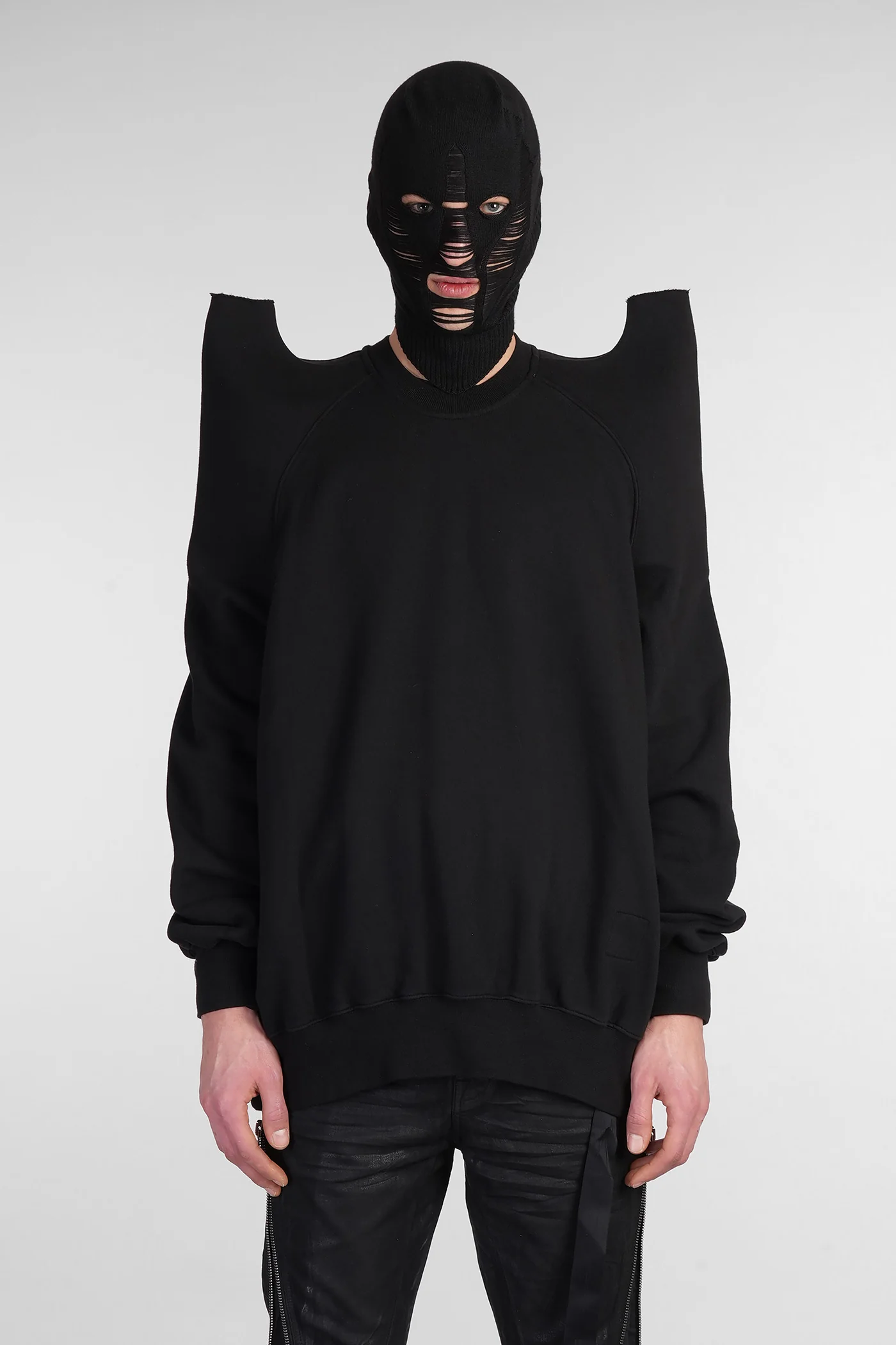 Tecsweat Sweatshirt in black cotton