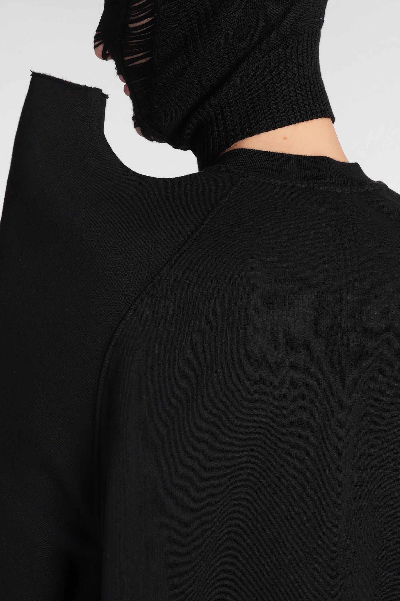 Tecsweat Sweatshirt in black cotton - Image 5