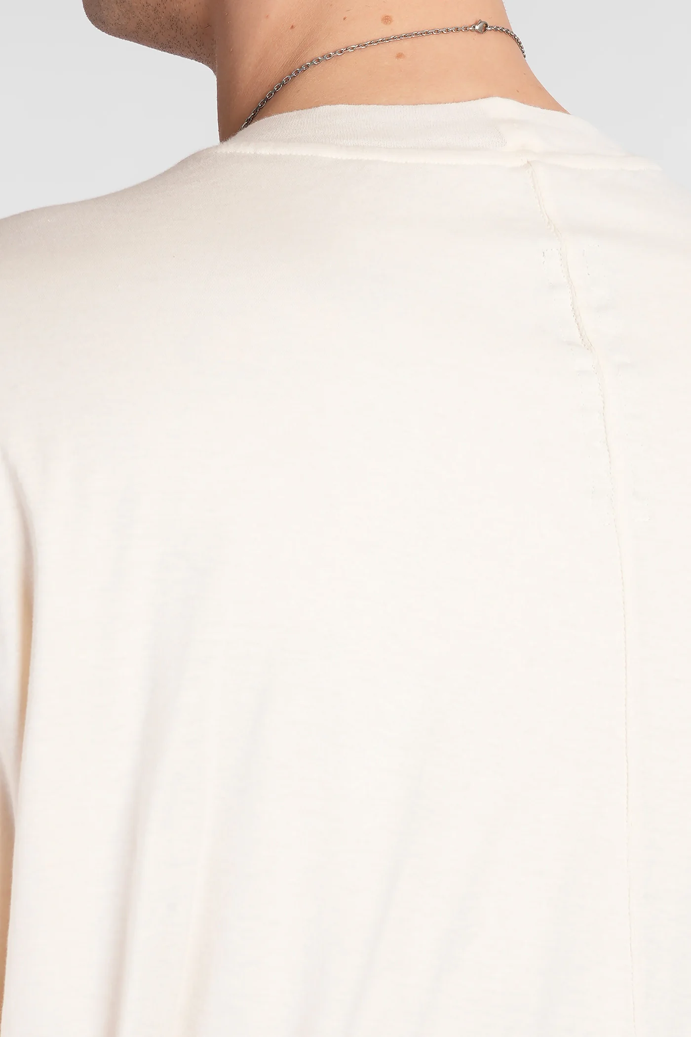 Tommy t T-Shirt in beige cotton - Image 5