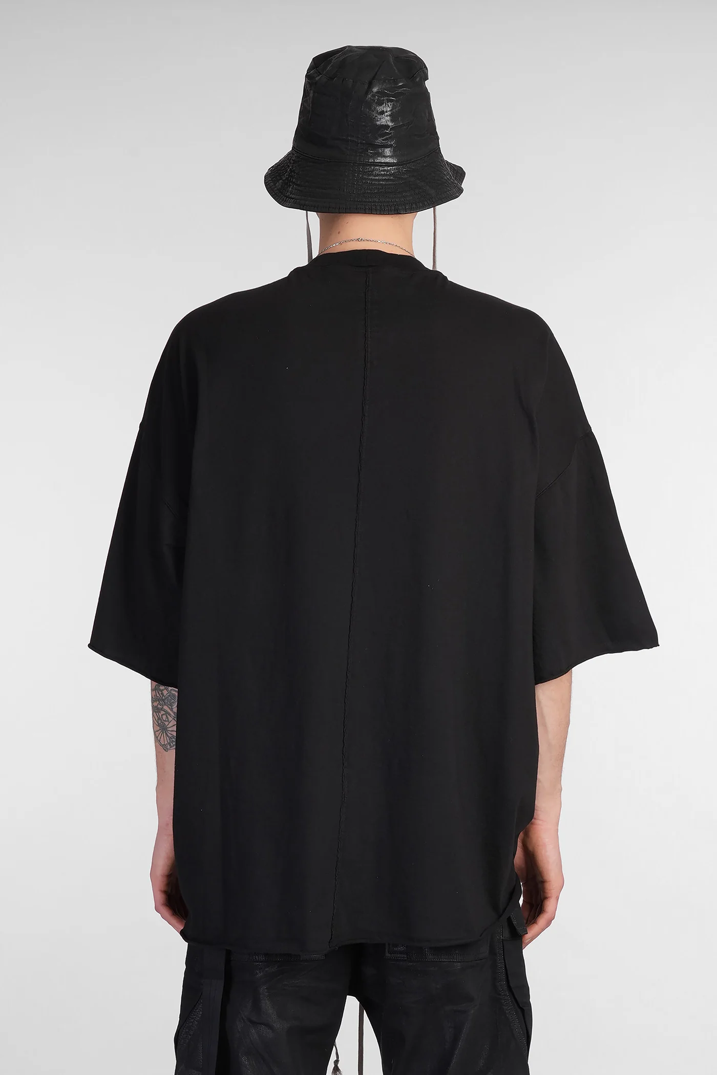 Tommy t T-Shirt in black cotton - Image 3
