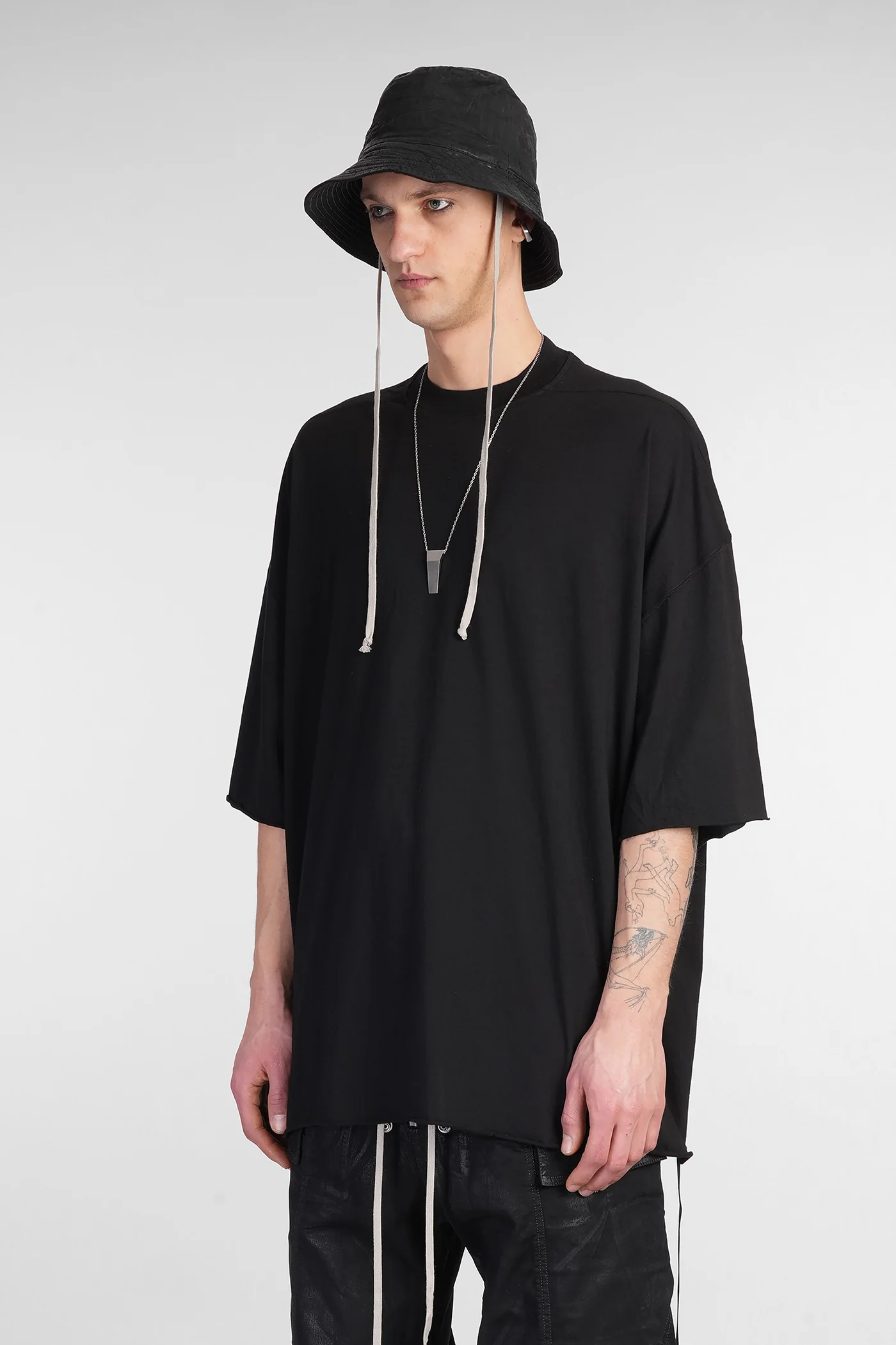 Tommy t T-Shirt in black cotton - Image 4