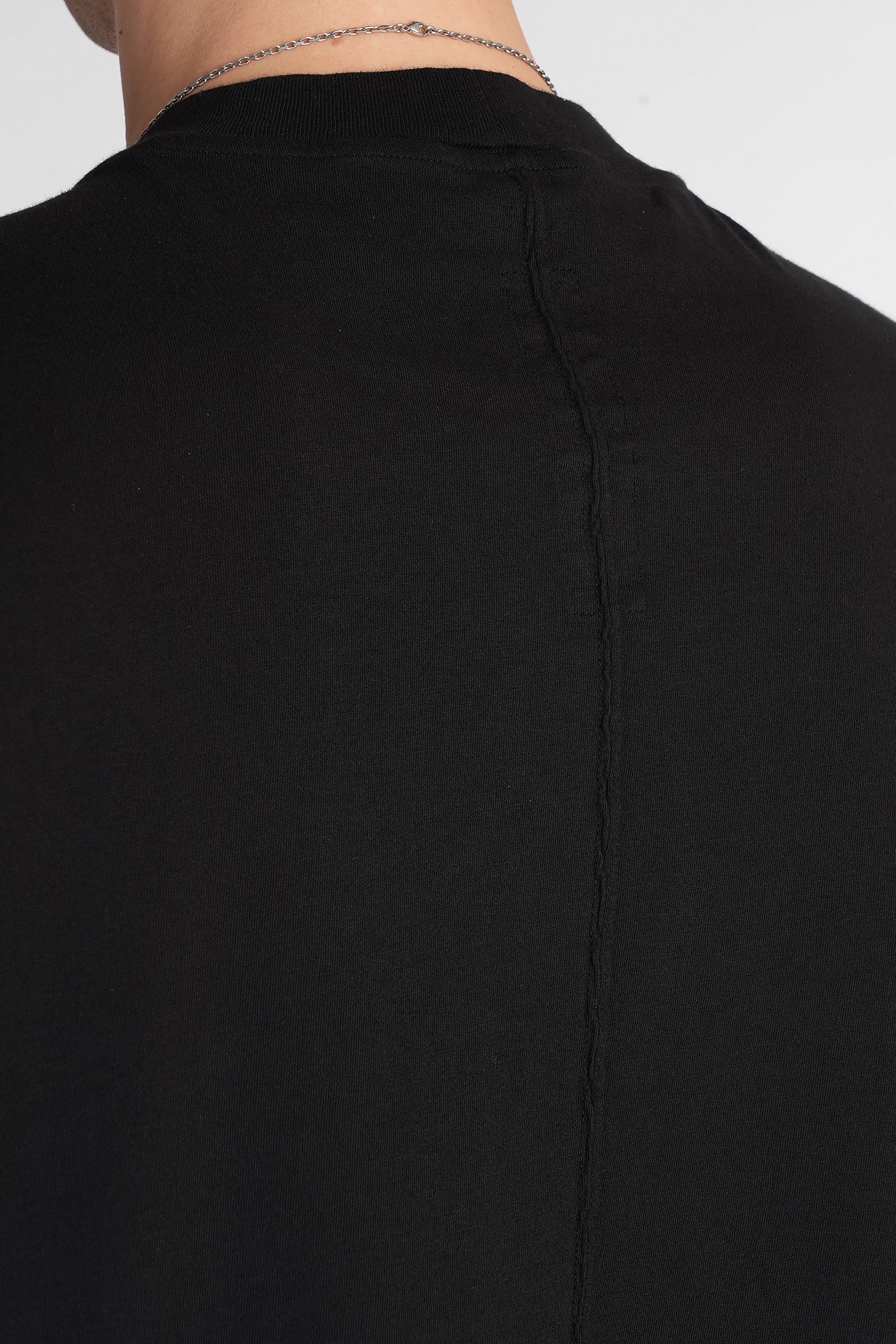 Tommy t T-Shirt in black cotton - Image 5