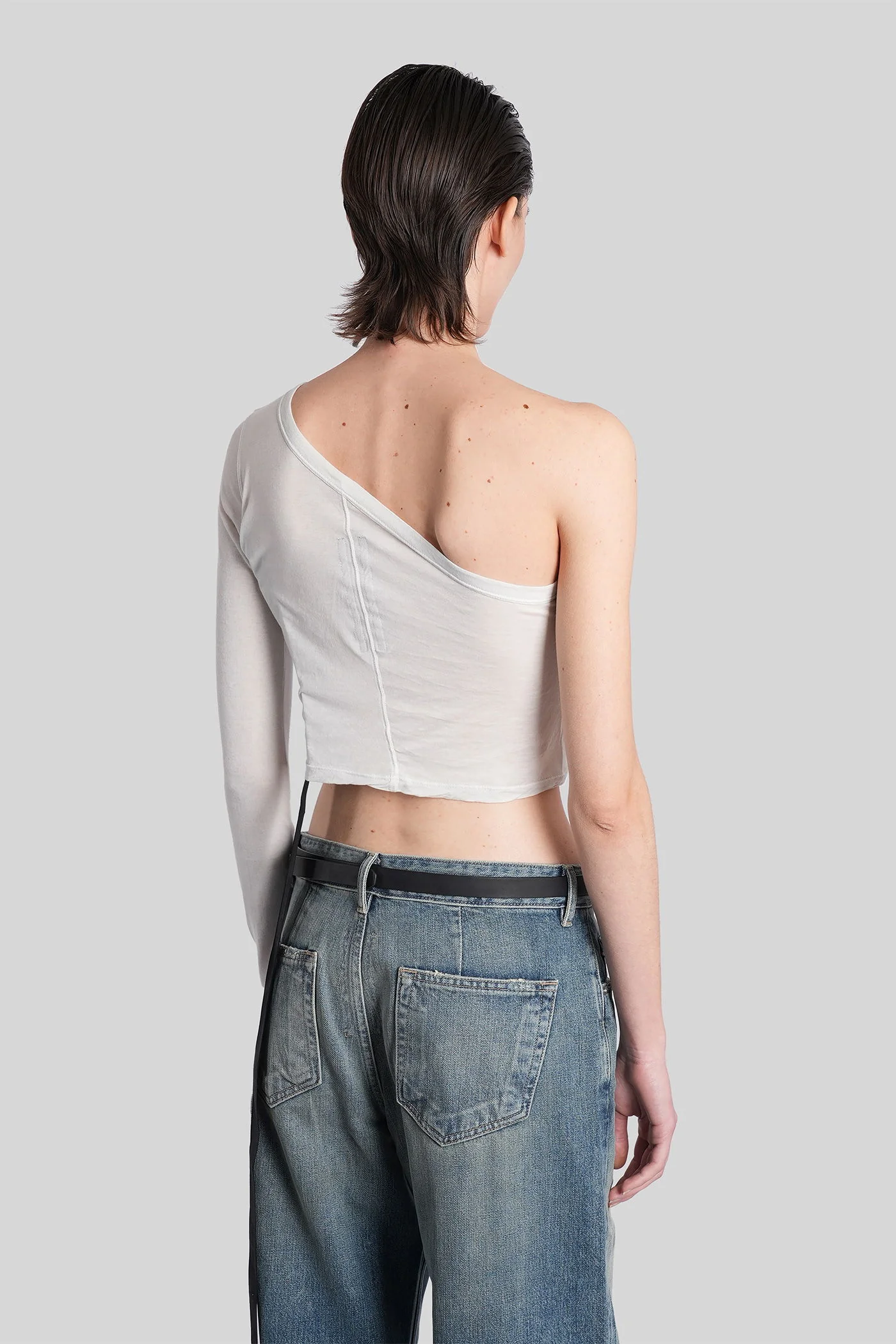 Ziggy t Topwear in white cotton - Image 3