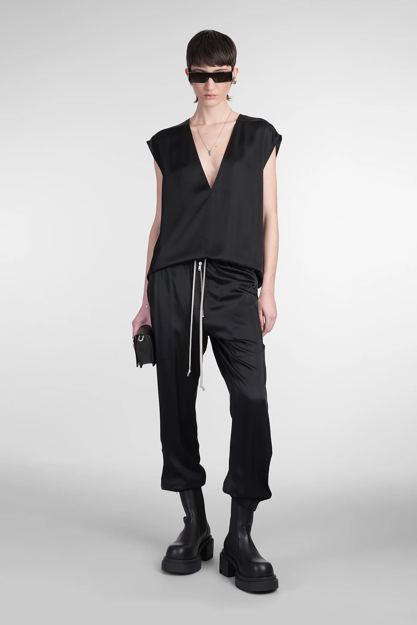 Dylan top Topwear in black acetate - Image 2