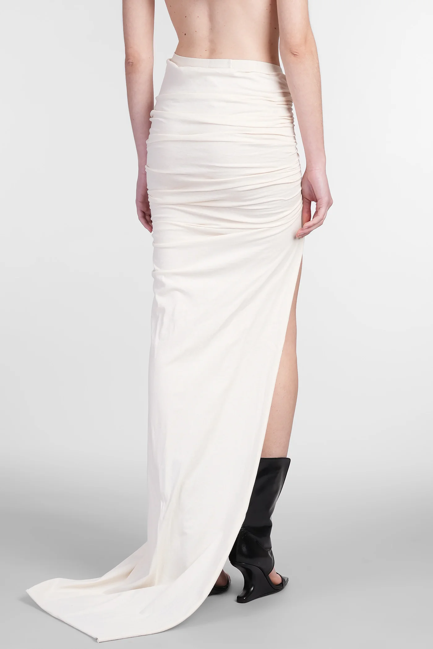 Edfu skirt Skirt in beige cotton - Image 3